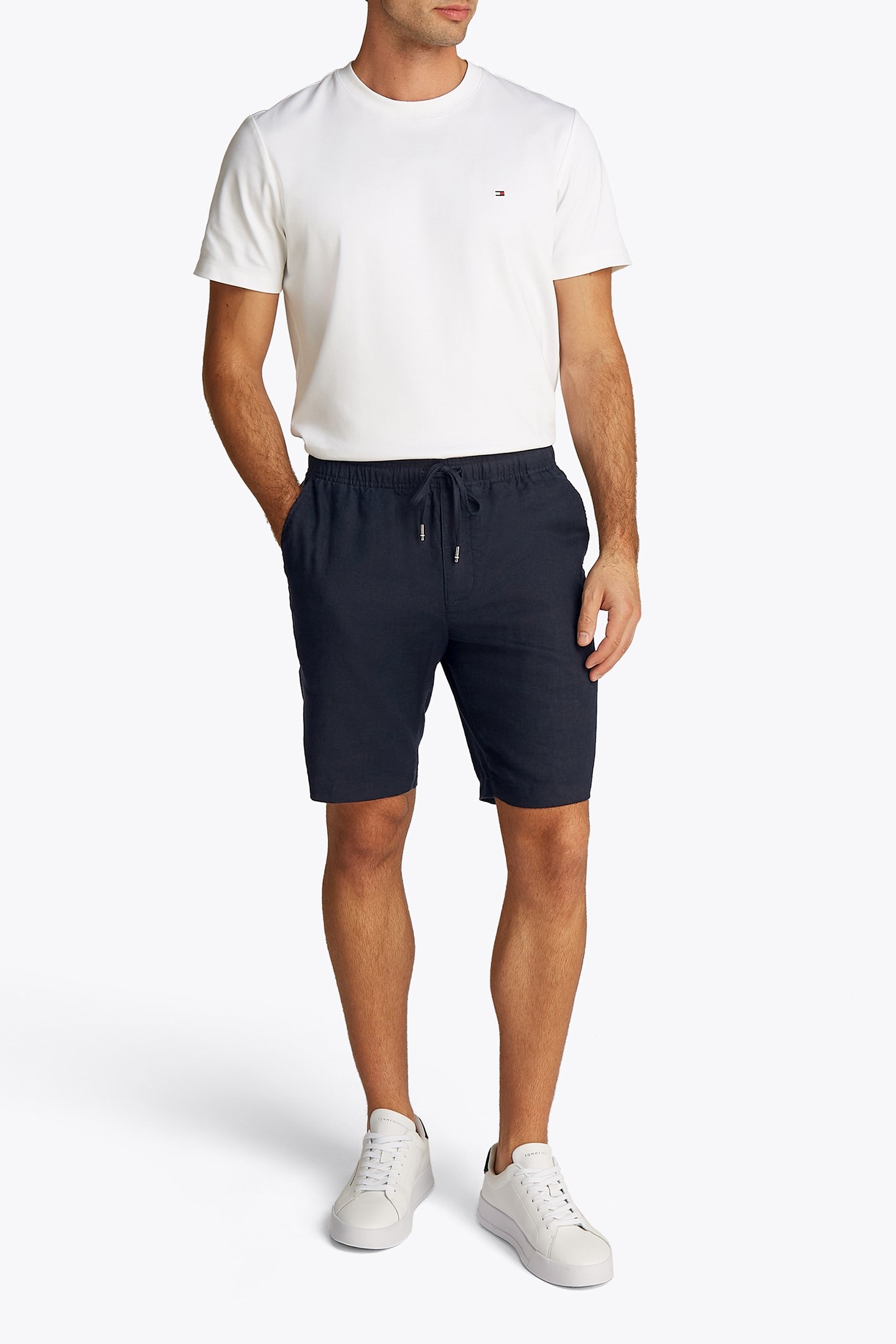 HARLEM PO LINEN SHORT REGULAR FIT SHORTS DESERT SKY BLUE 2