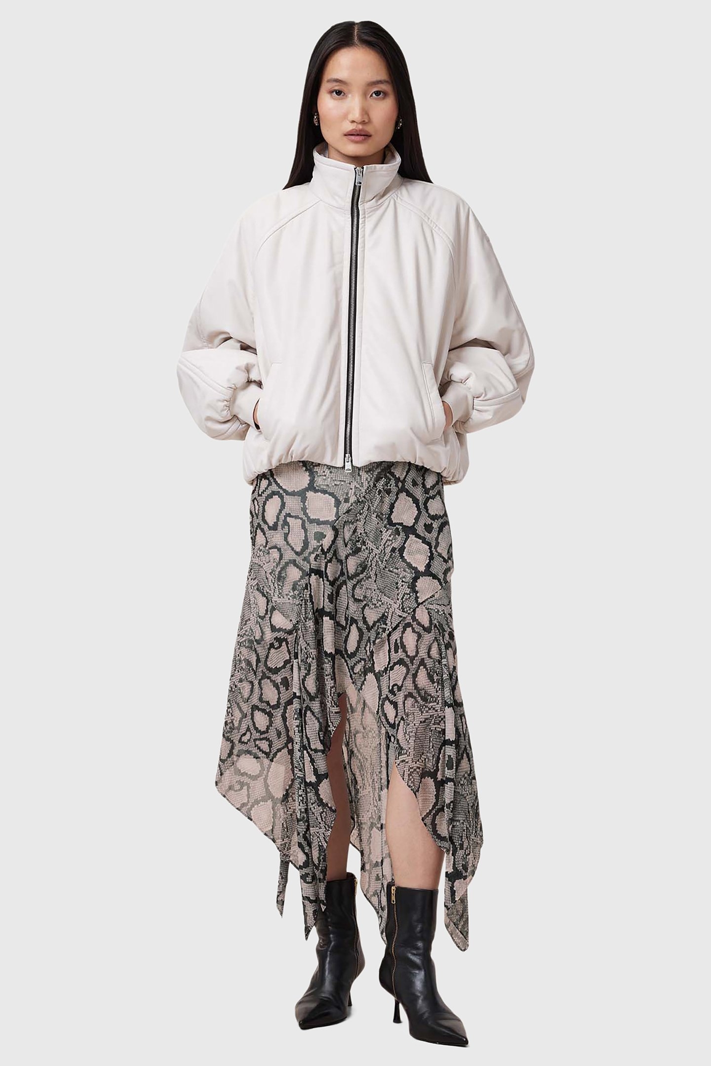 CASSIE SKIRT FLOW ECRU WHITE 3