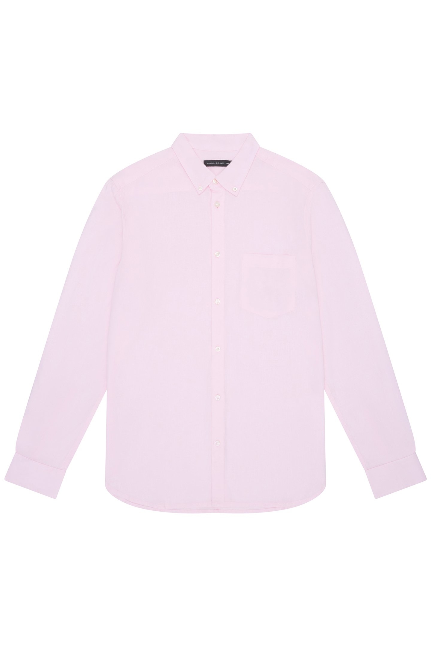 LINEN 22 L/S TRIM SOFT PINK 1