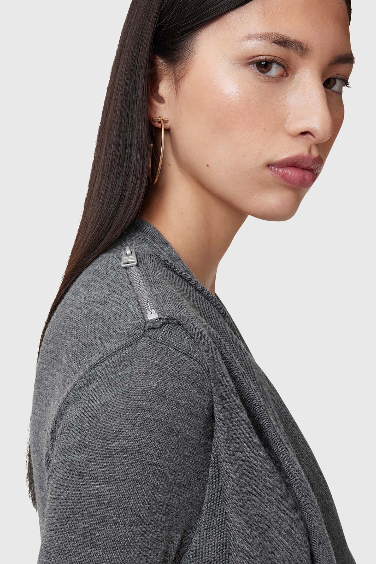 DRINA DRESS GREY MARL 7