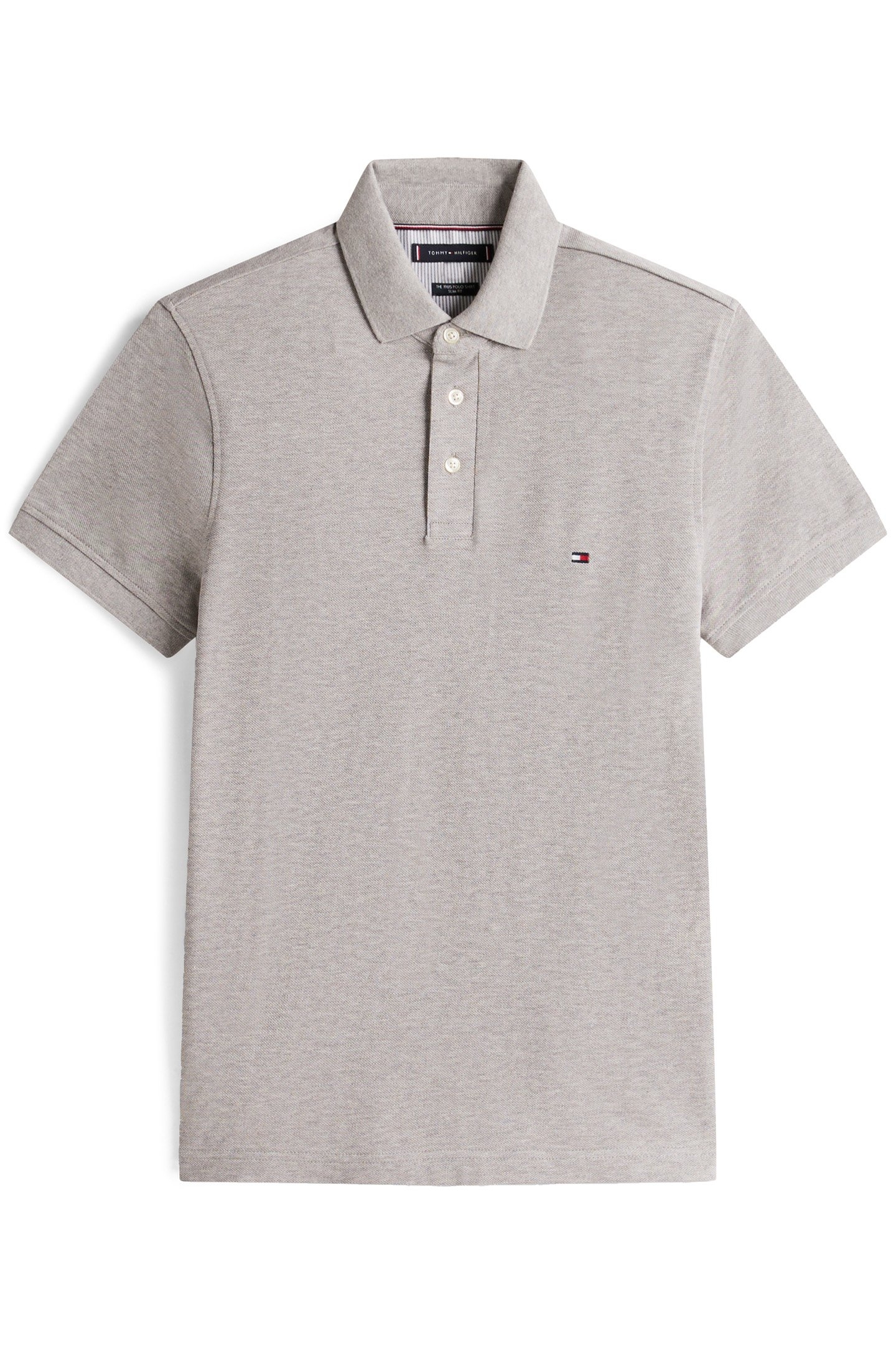 1985 SLIM FIT POLO LIGHT GREY HEATHER 4