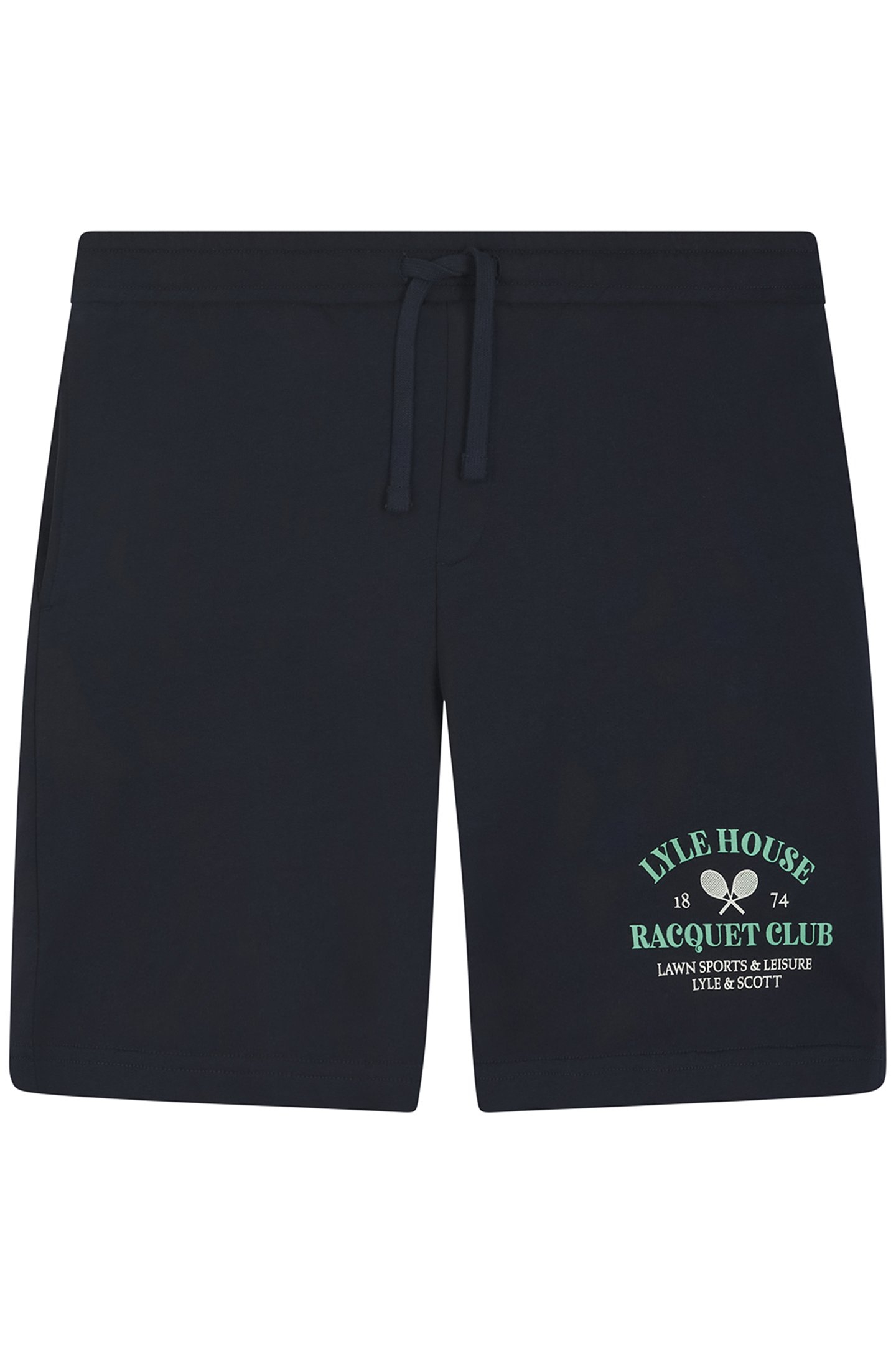 RACQUET CLUB GRAPHIC SWEAT SHORT DARK NAVY 3