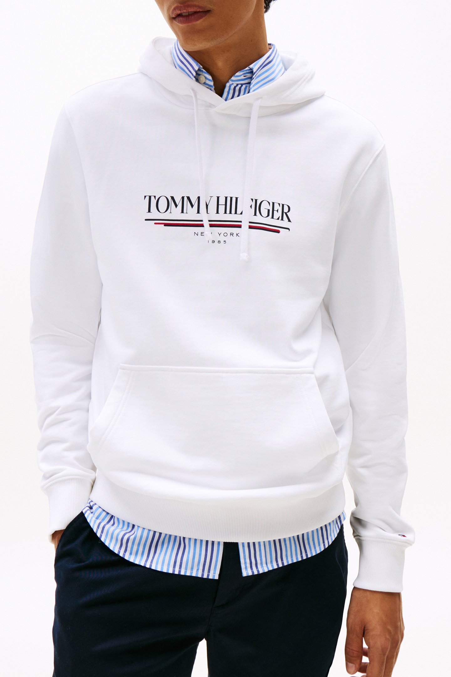 LOVE HILFIGER CLASSIC FIT T-SHIRT, WHITE 1