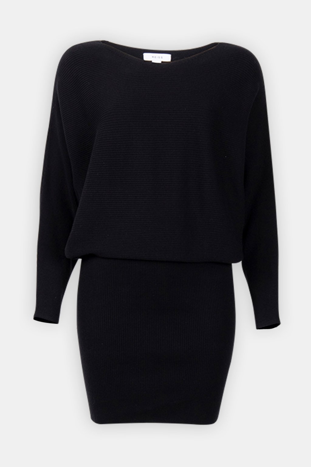 KNITTED MINI DRESS BLACK 3