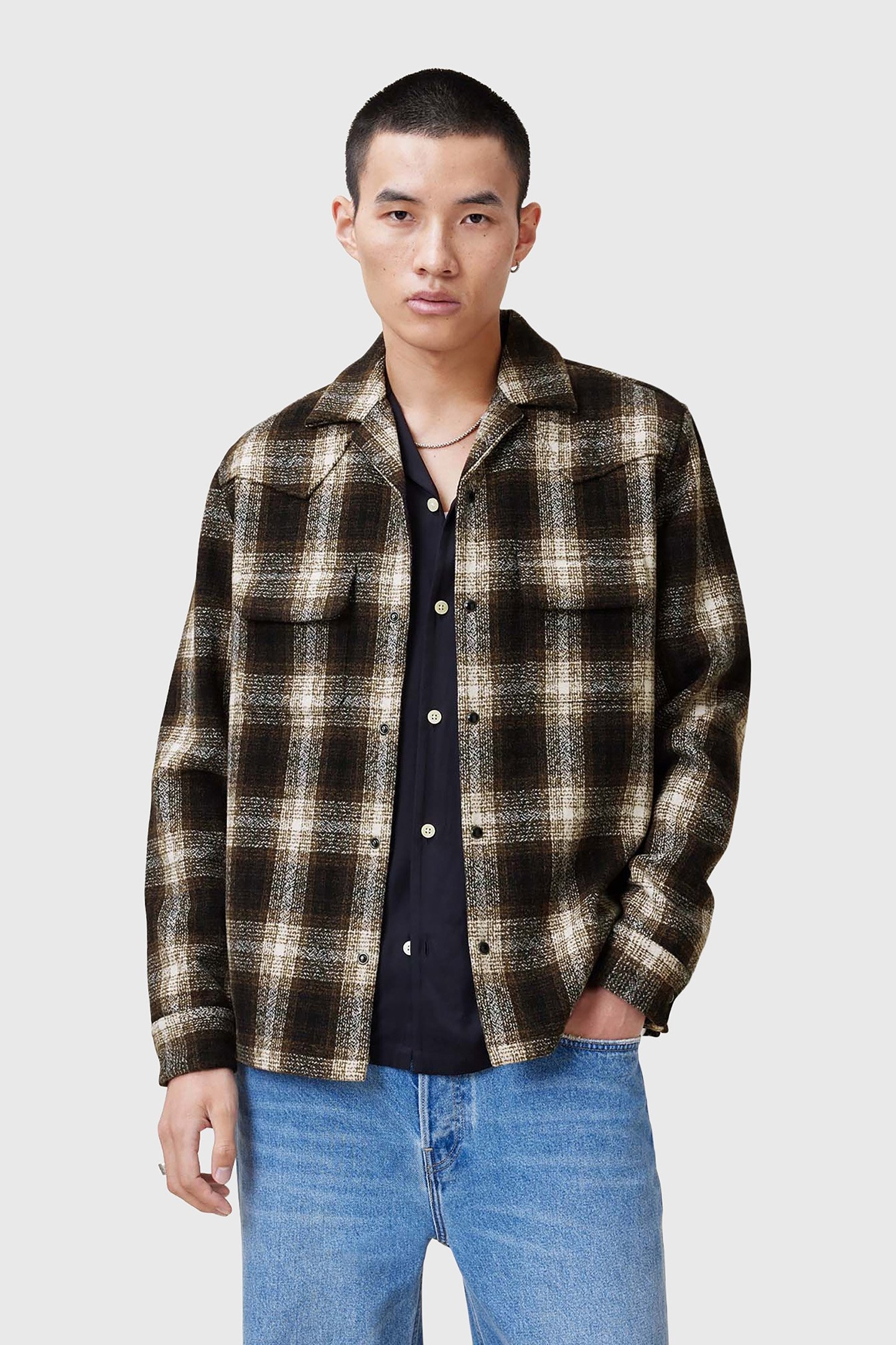 ALVAR LS SHIRT BROWN 5