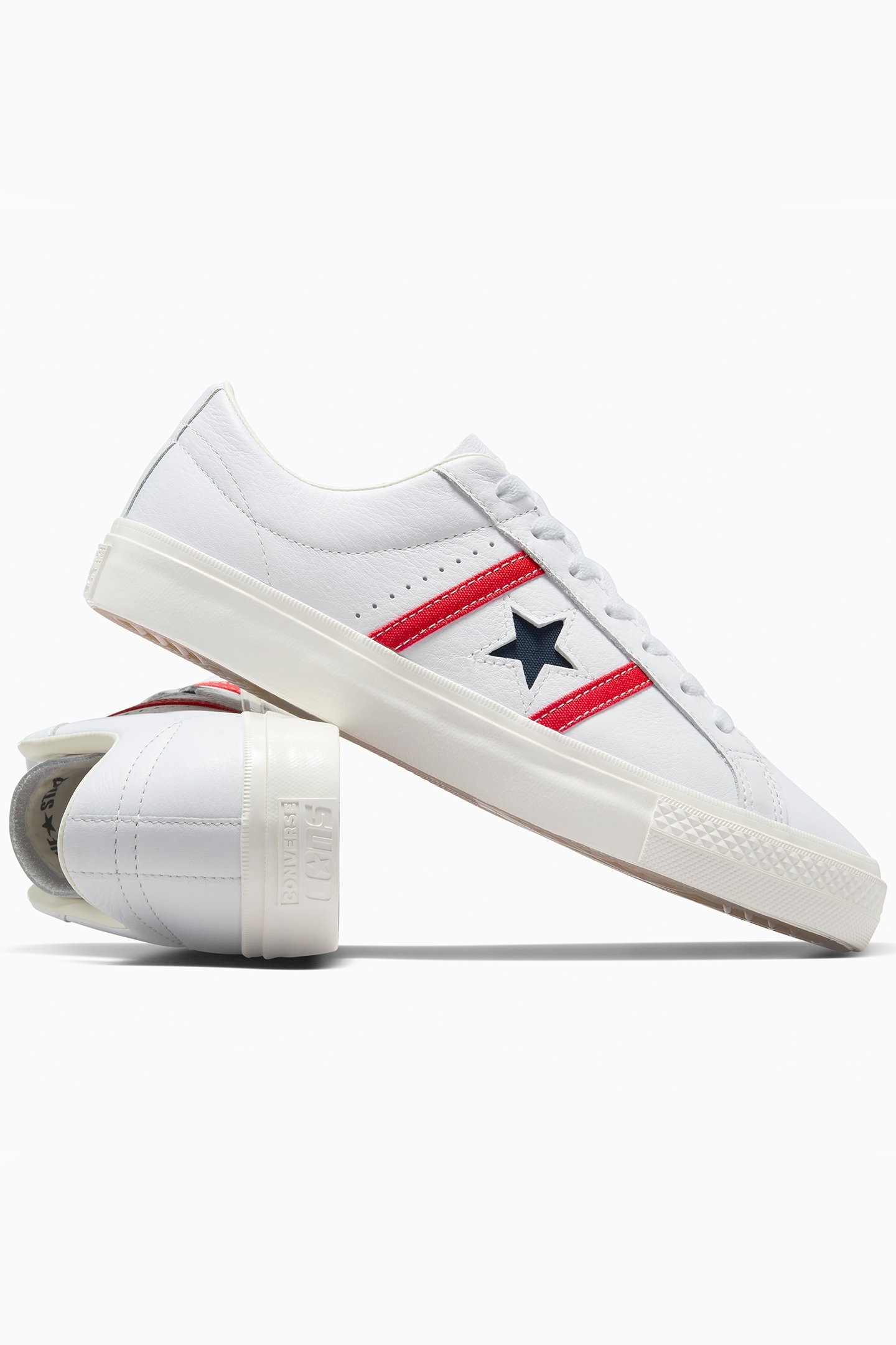 CONS ONE STAR ACADEMY PRO LEATHER WHITE/RED/BLUE 5