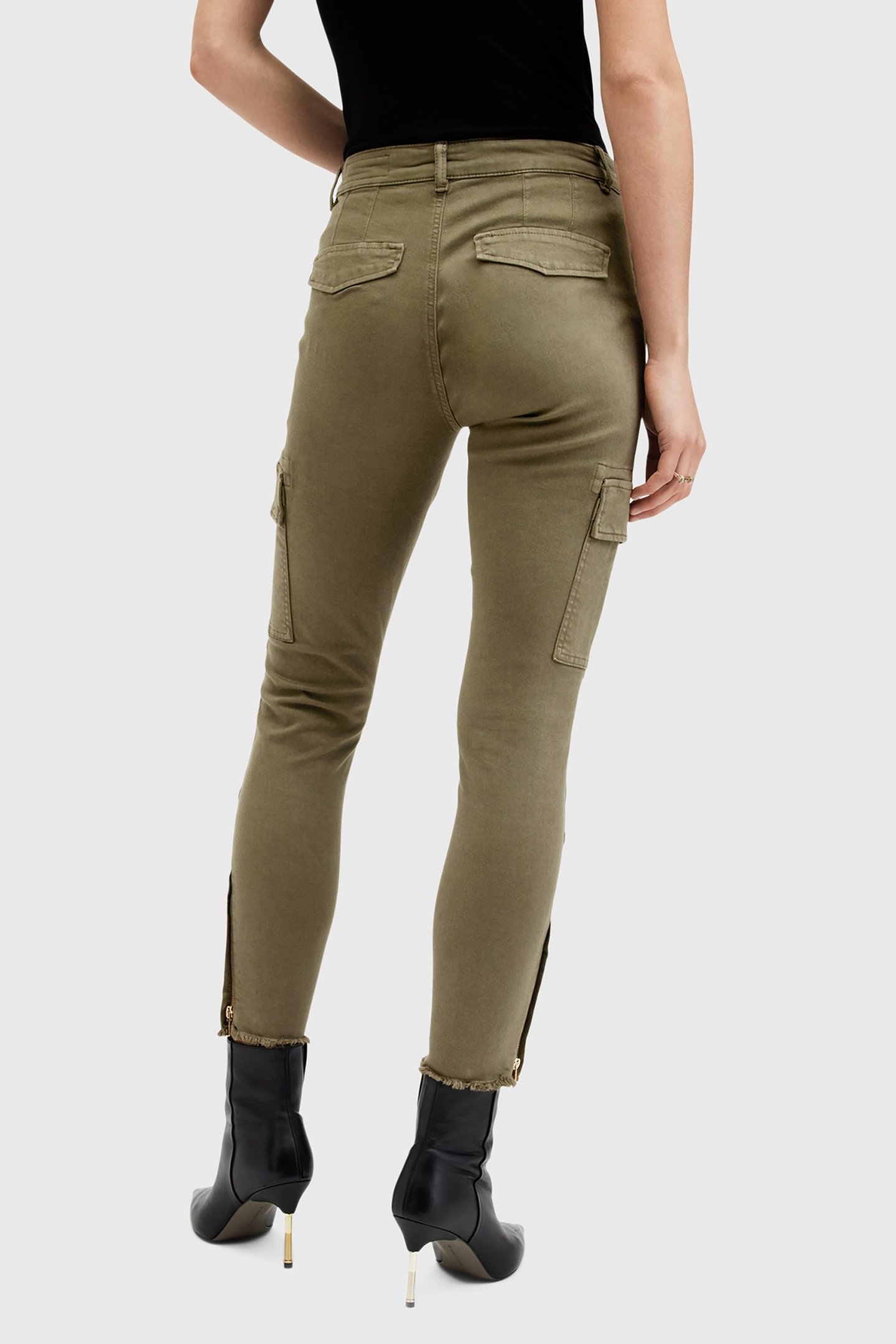 DURAN SKINNY CARGO KHAKI GREEN 2