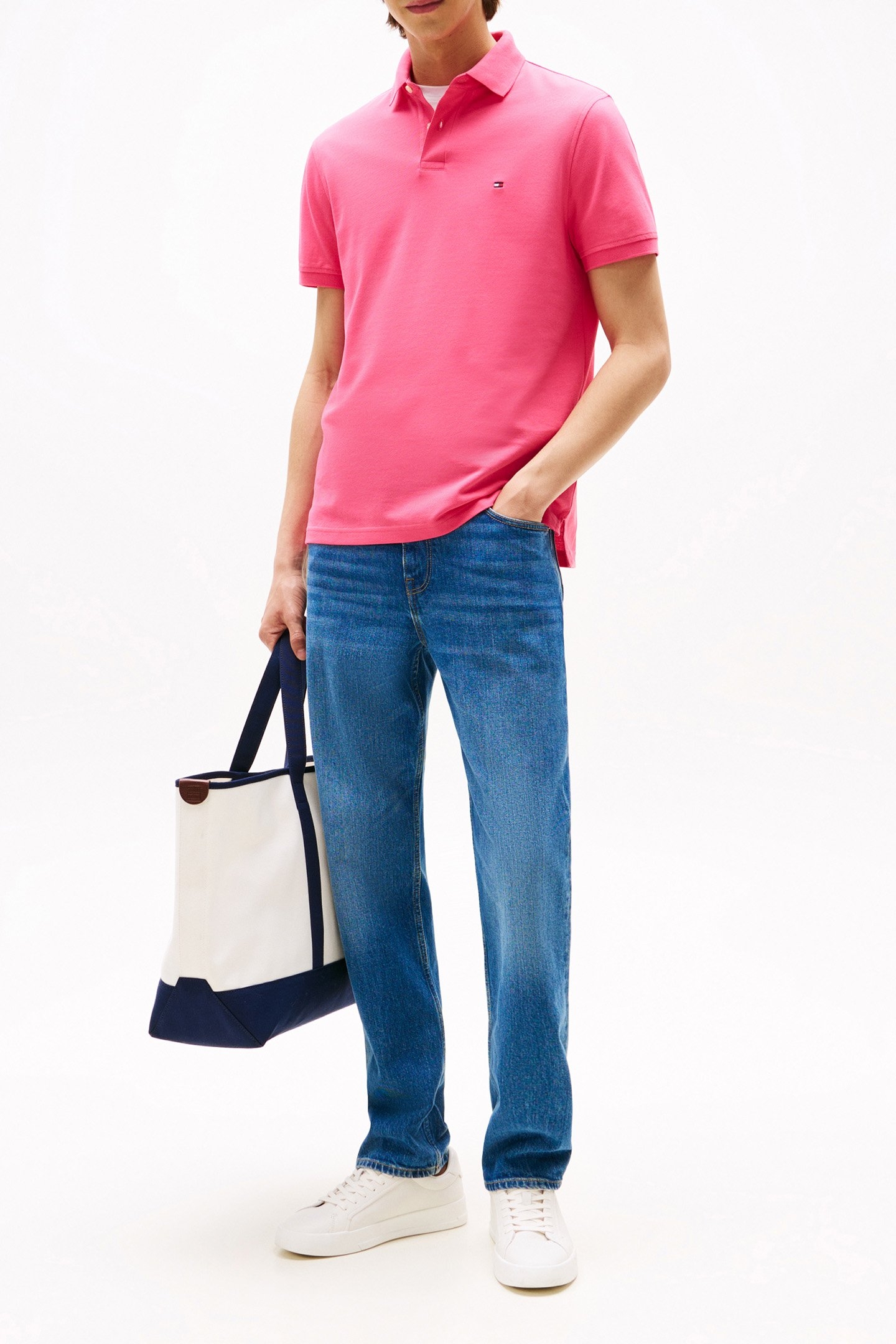 1985 REGULAR FIT POLO PINK ALERT 2