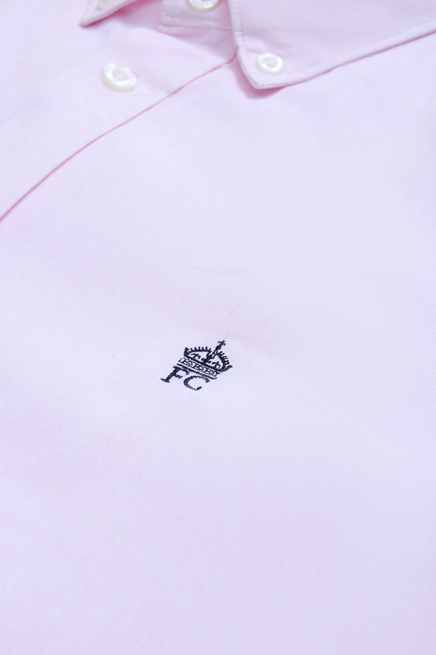 OXFORD S/S T SOFT PINK/MARINE 3