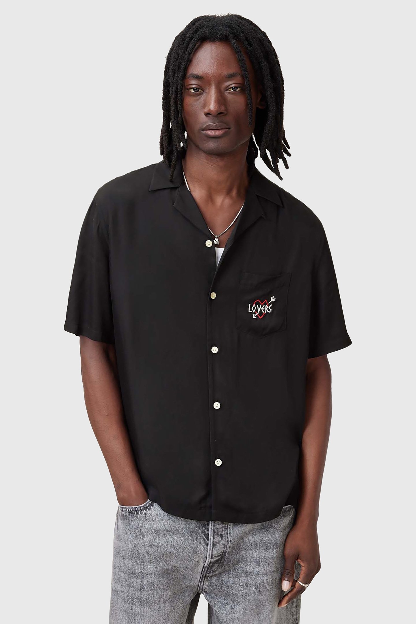 LOVERS SS SHIRT JET BLACK 1