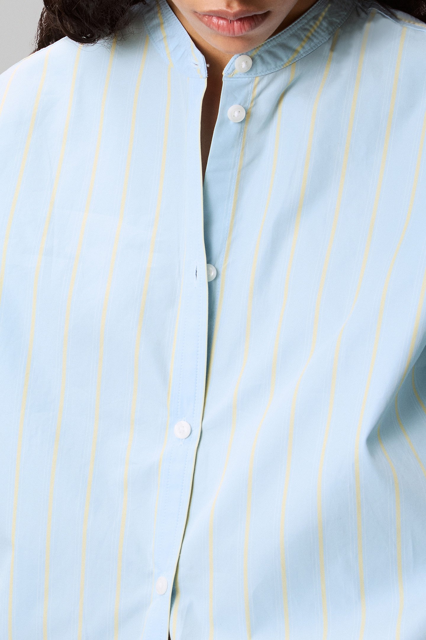 YD STRIPE RELAXED SHIRT COOL BLUE 5