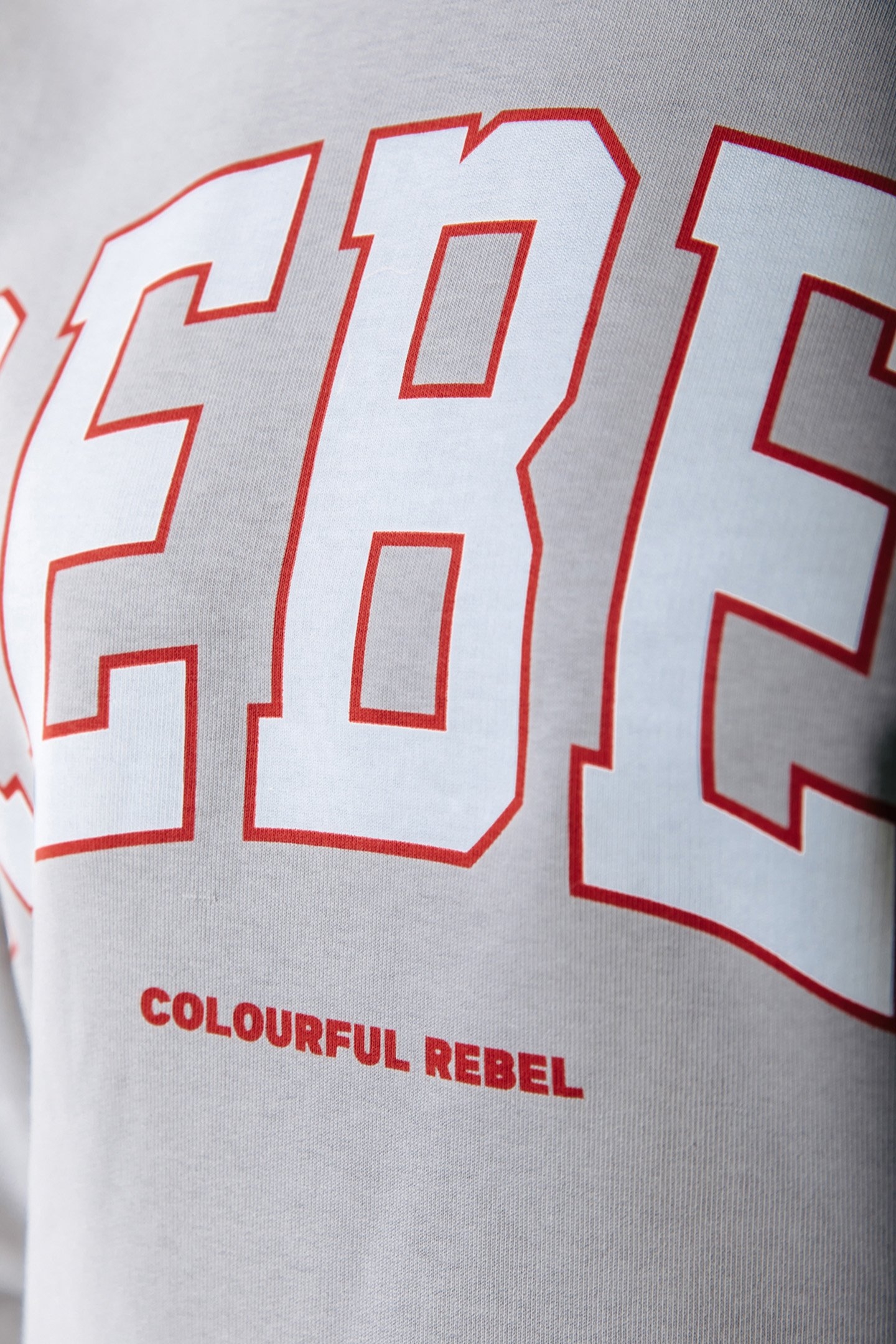 REBEL DROPPED SHOULDER SWEAT LIGHT GREY 3
