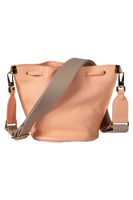 CROSS BODY BUCKET BAG IN PEACH 3