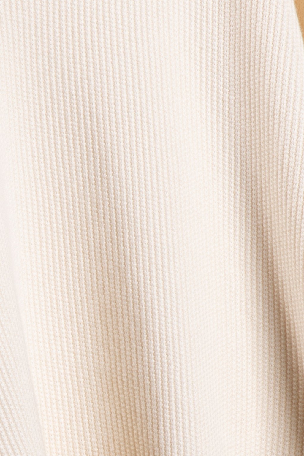 V-NECK KNIT JUMPER IVORY 5