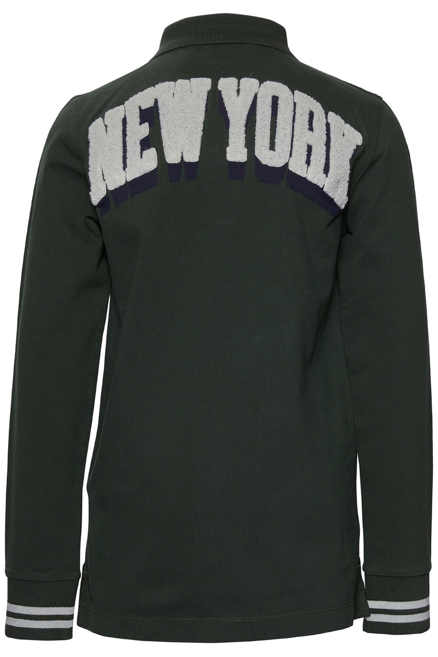 CUSTOM FIT COTTON POLO IN GREEN 2