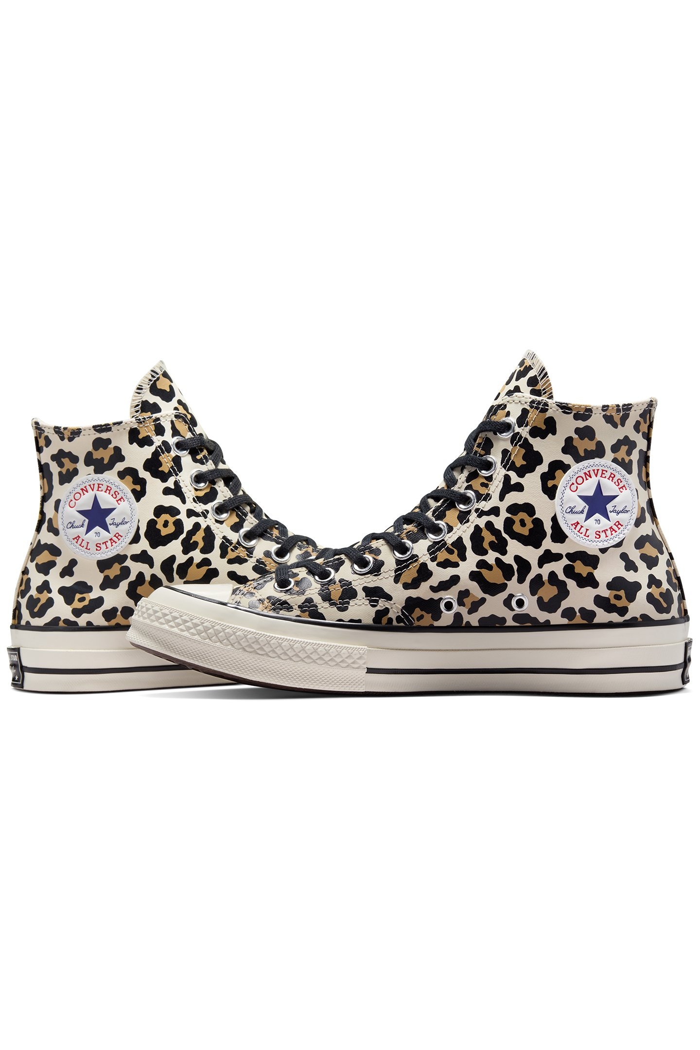 CHUCK 70 GLOW-IN-THE-DARK LEOPARD PRINT EGRET/LIGHT FAWN/BLA 5