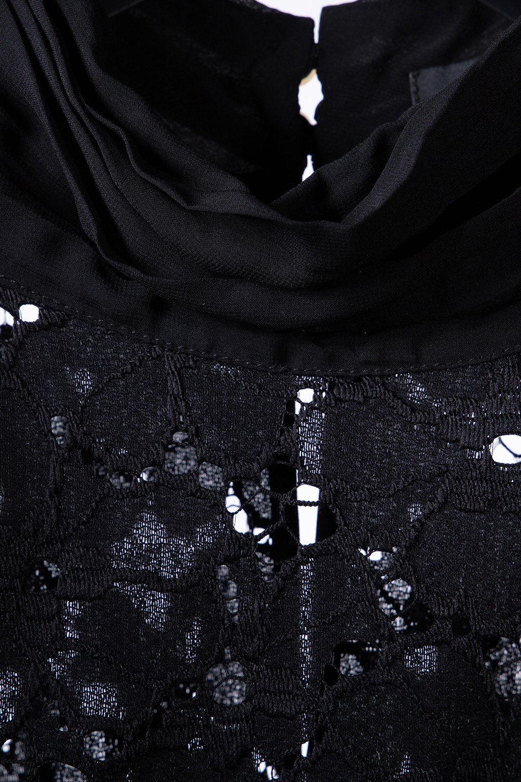 TOP - LACE + CHIFFON BLACK 4