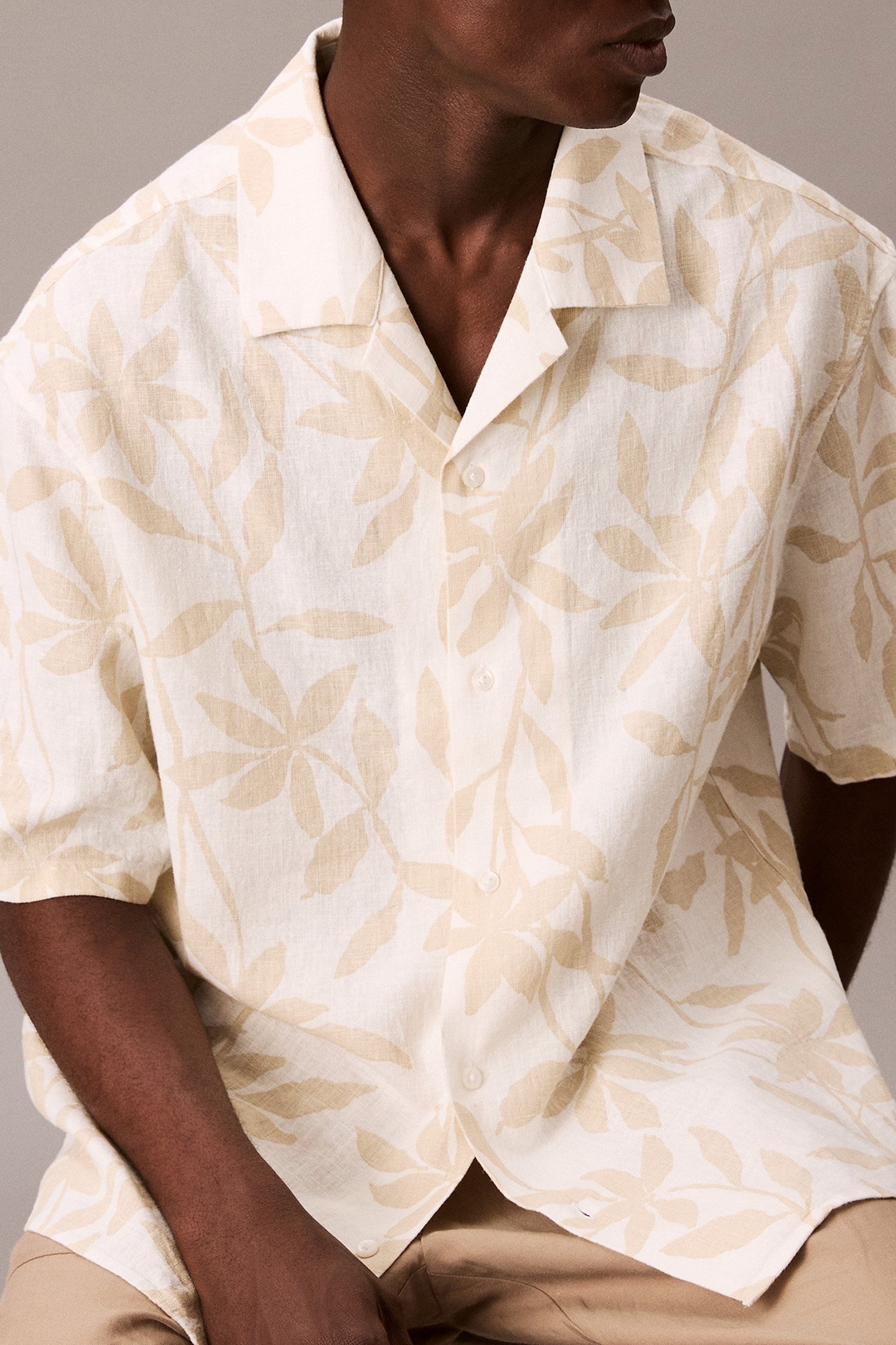 SS CAMP COLLAR AOP SHIRT PISTACHIO SHELL 4