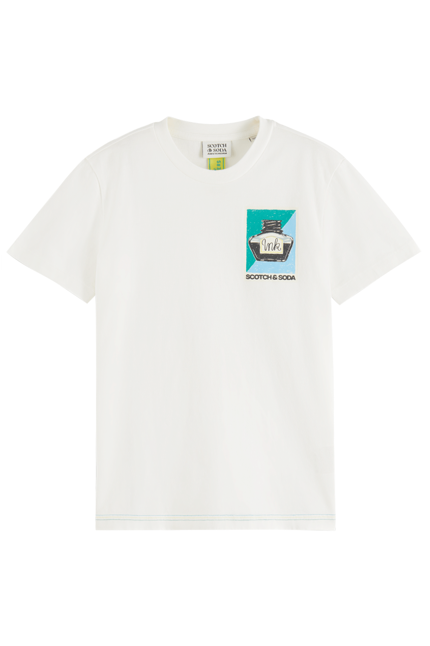 BOY REGULAR-FIT ARTWORK T-SHIRT OFF WHITE 1