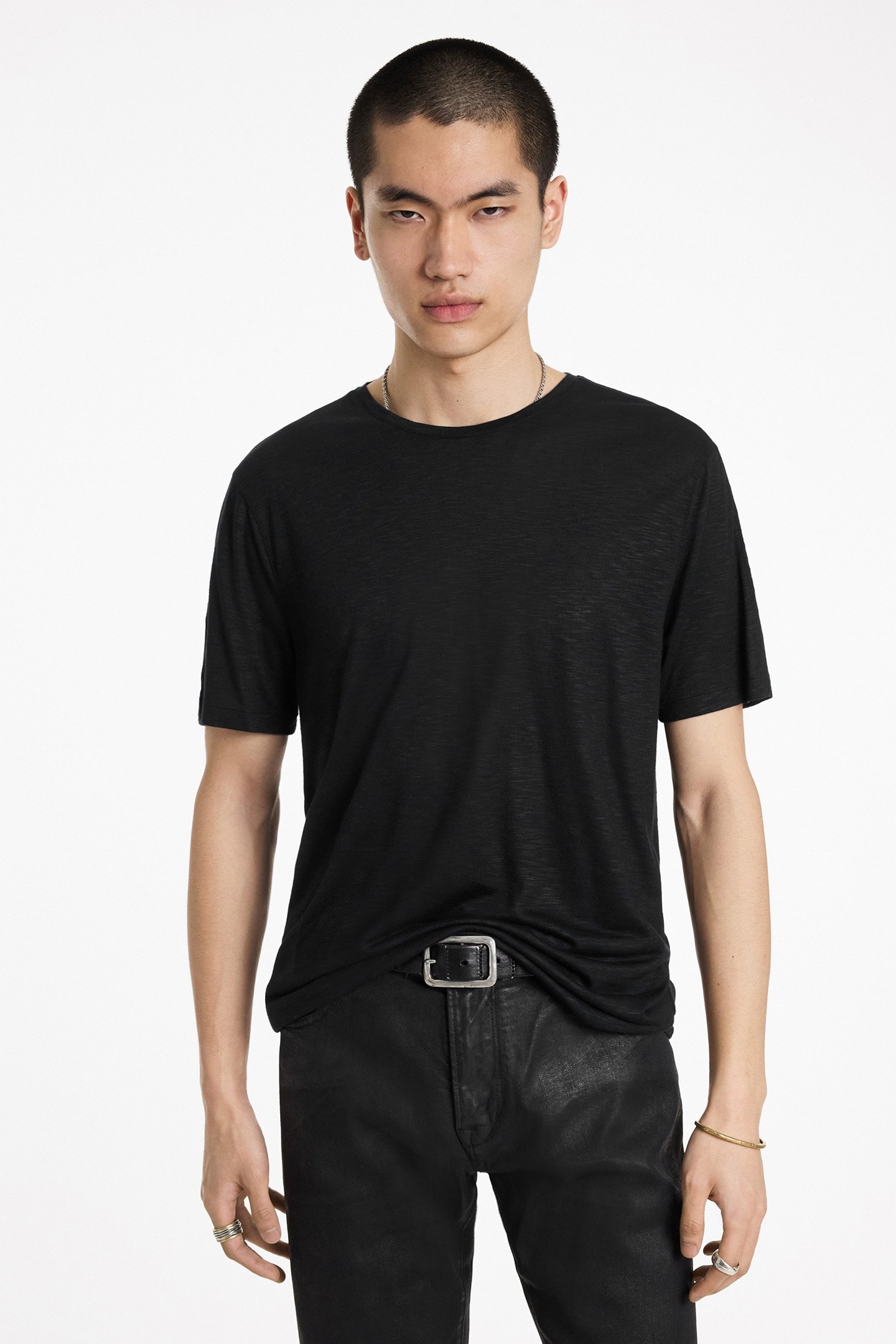 PARK REGULAR FIT SS CREW BLACK 1