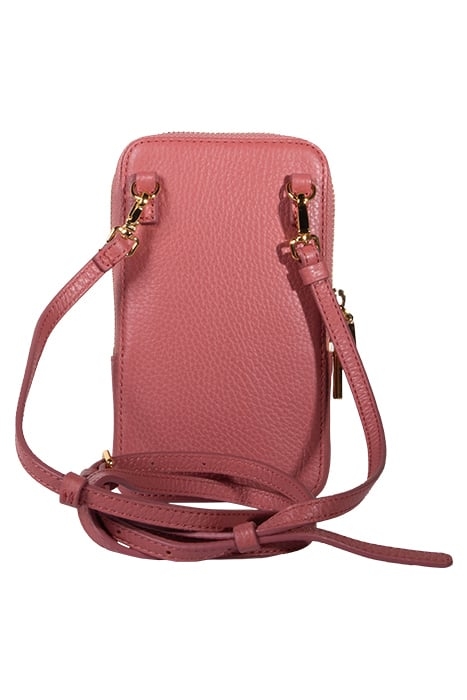 LEATHER PHONE HOLDER IN PINK 3