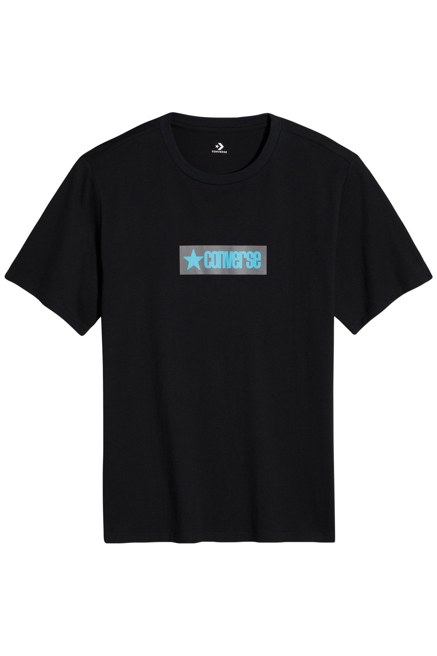 RETRO BLOCK LOGO T-SHIRT CONVERSE BLACK 1