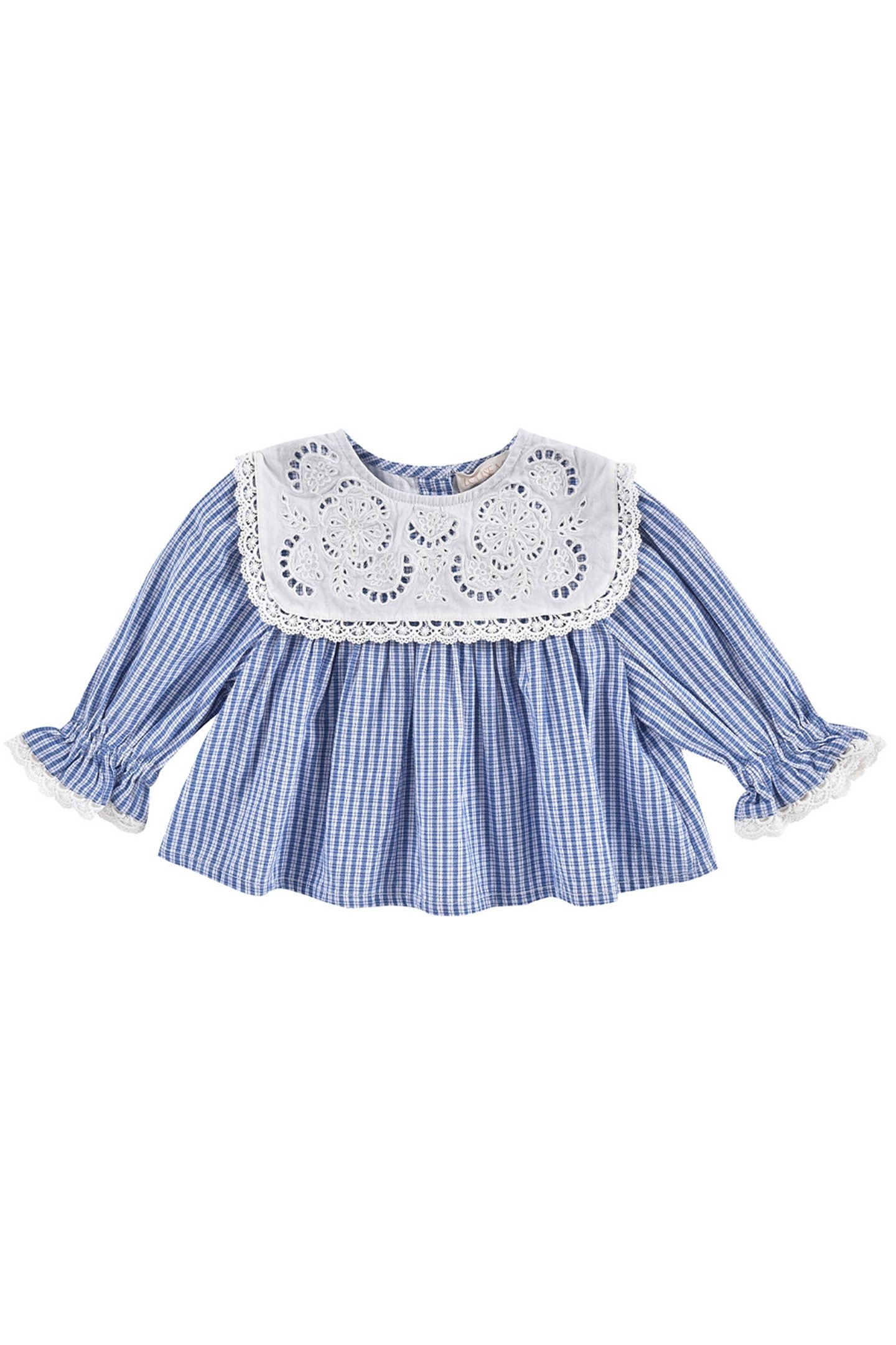 BLOUSE HENRIETTE BLUE SONNET VICHY 2