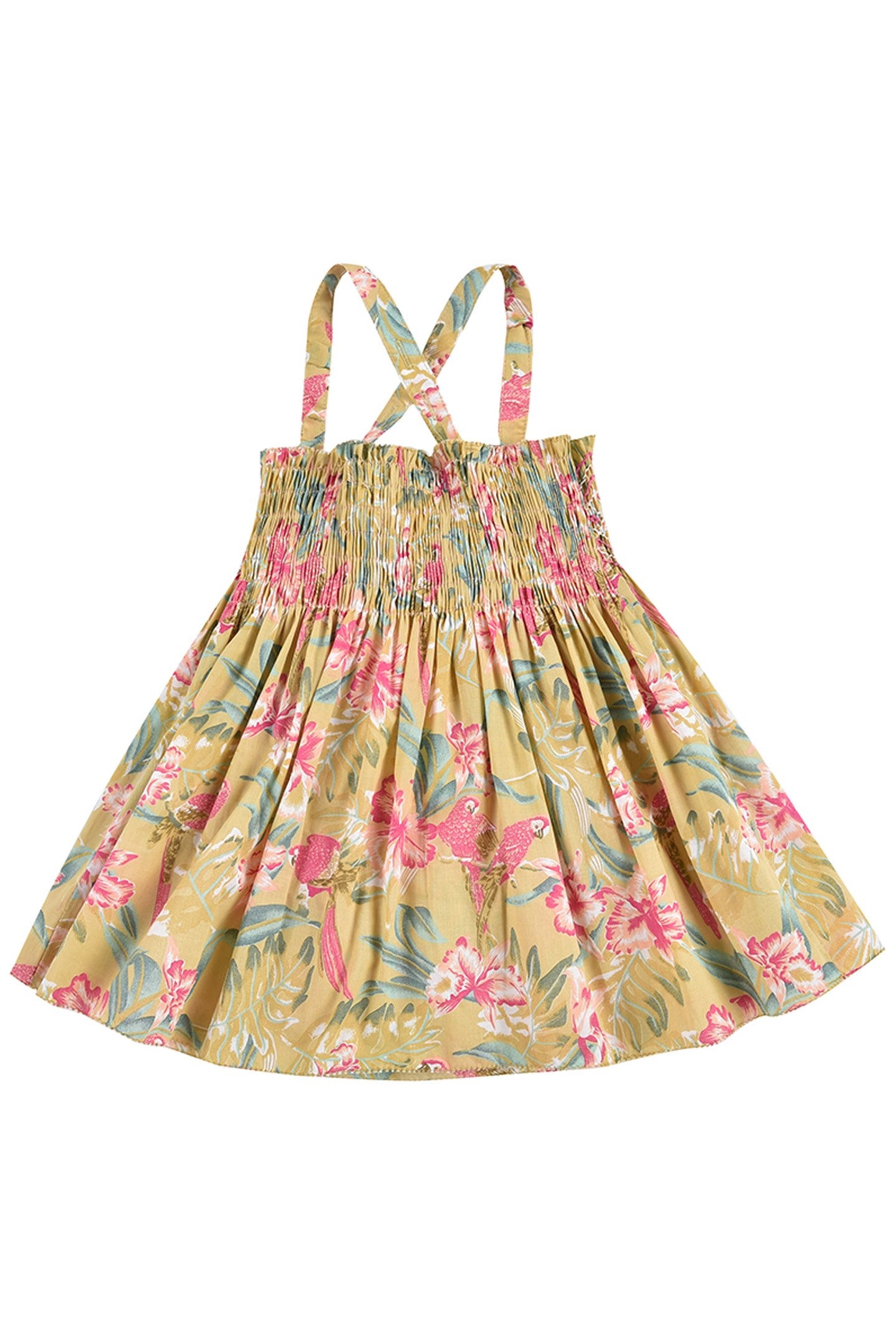DRESS MARCELINE SOFT HONEY PARROTS 3