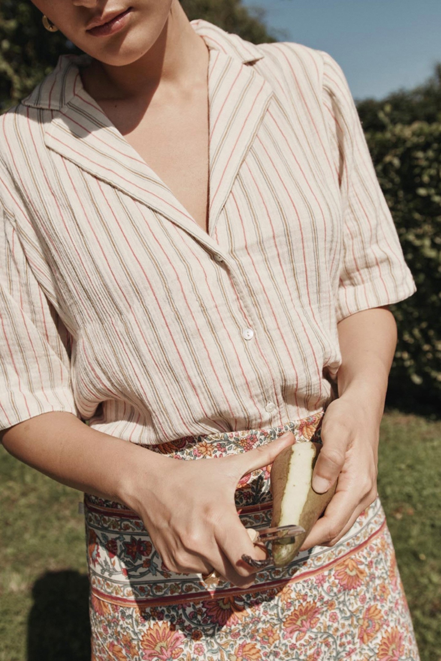 PAJAMAS TOP LOULOU MULTICO STRIPES 4