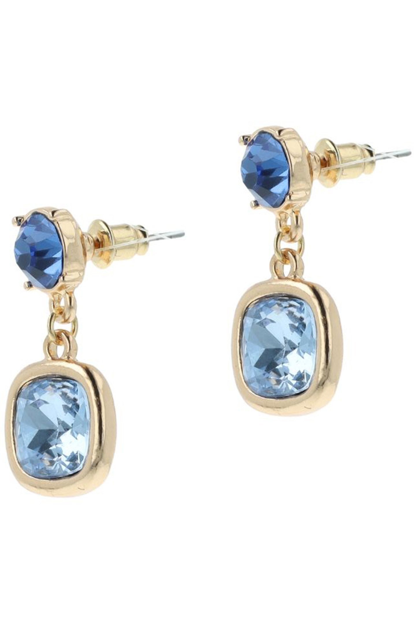 SAPPHIRE GOLD EARRINGS 2