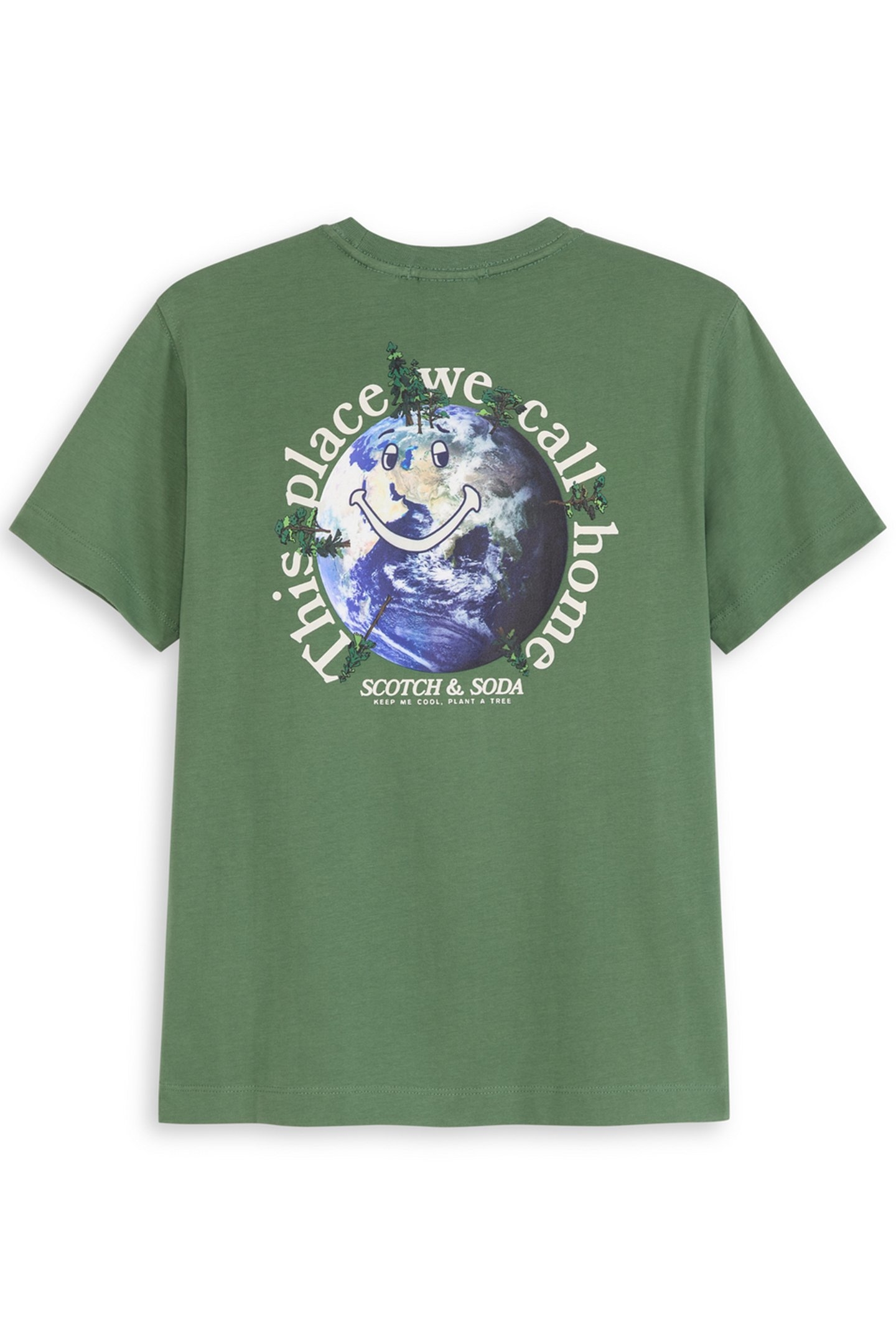 BOYS GRAPHIC T-SHIRT MEDIUM GREEN 2