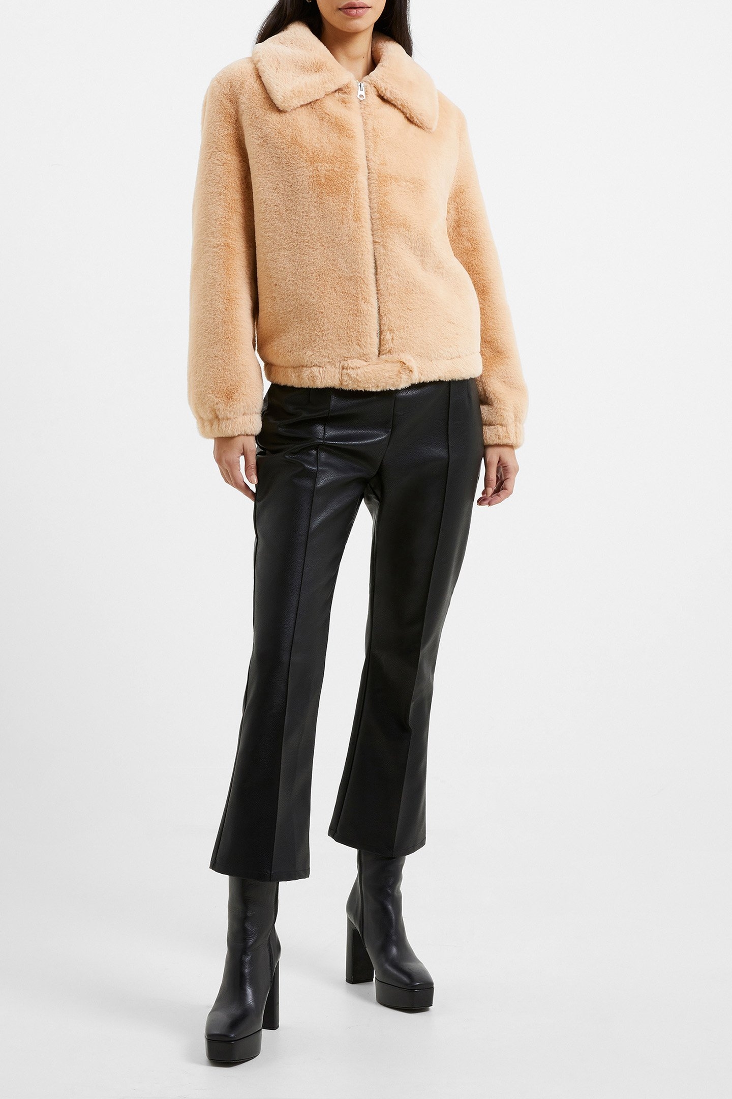 AVI IREN FAUX FUR MIX TOASTED ALMOND 2