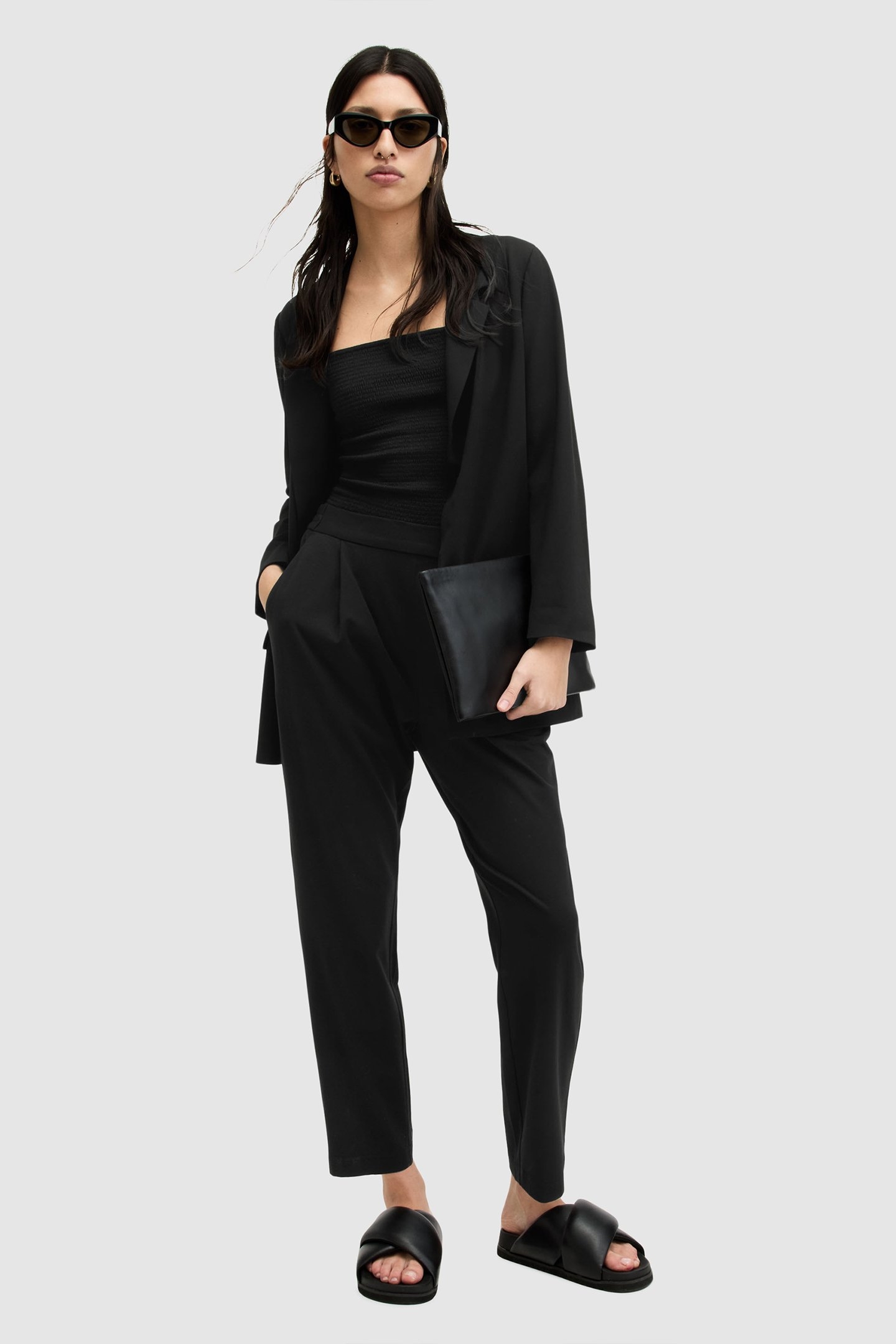 ALEIDA JERSEY TROUSE BLACK 5