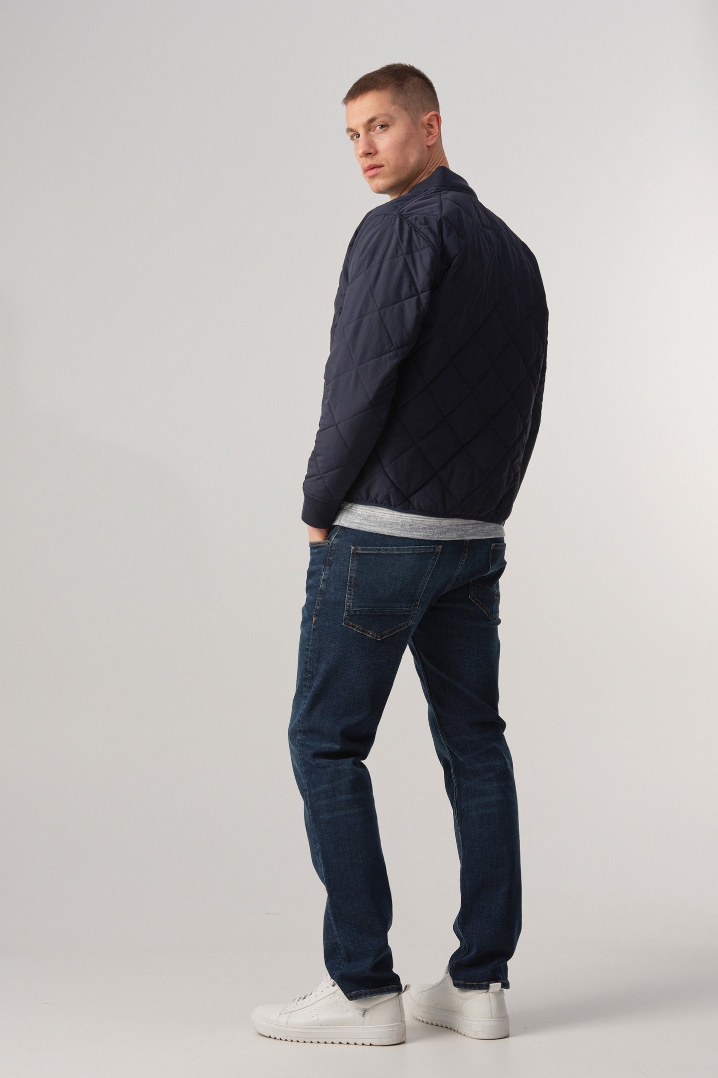 RIVER GEWATTEERDE JAS MIDNIGHT NAVY 2