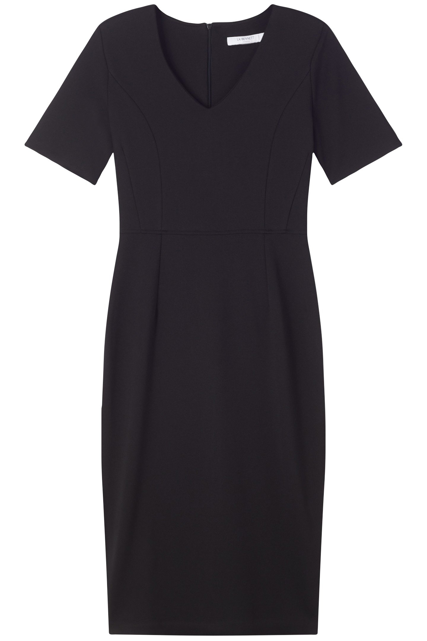 DR NATASHA - V NECK PANEL BLACK 3