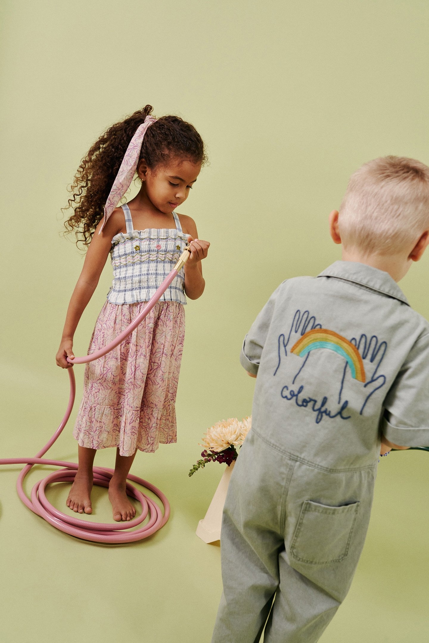 CAMISOLE MALIKA BLUE RIVER CHECKS 3