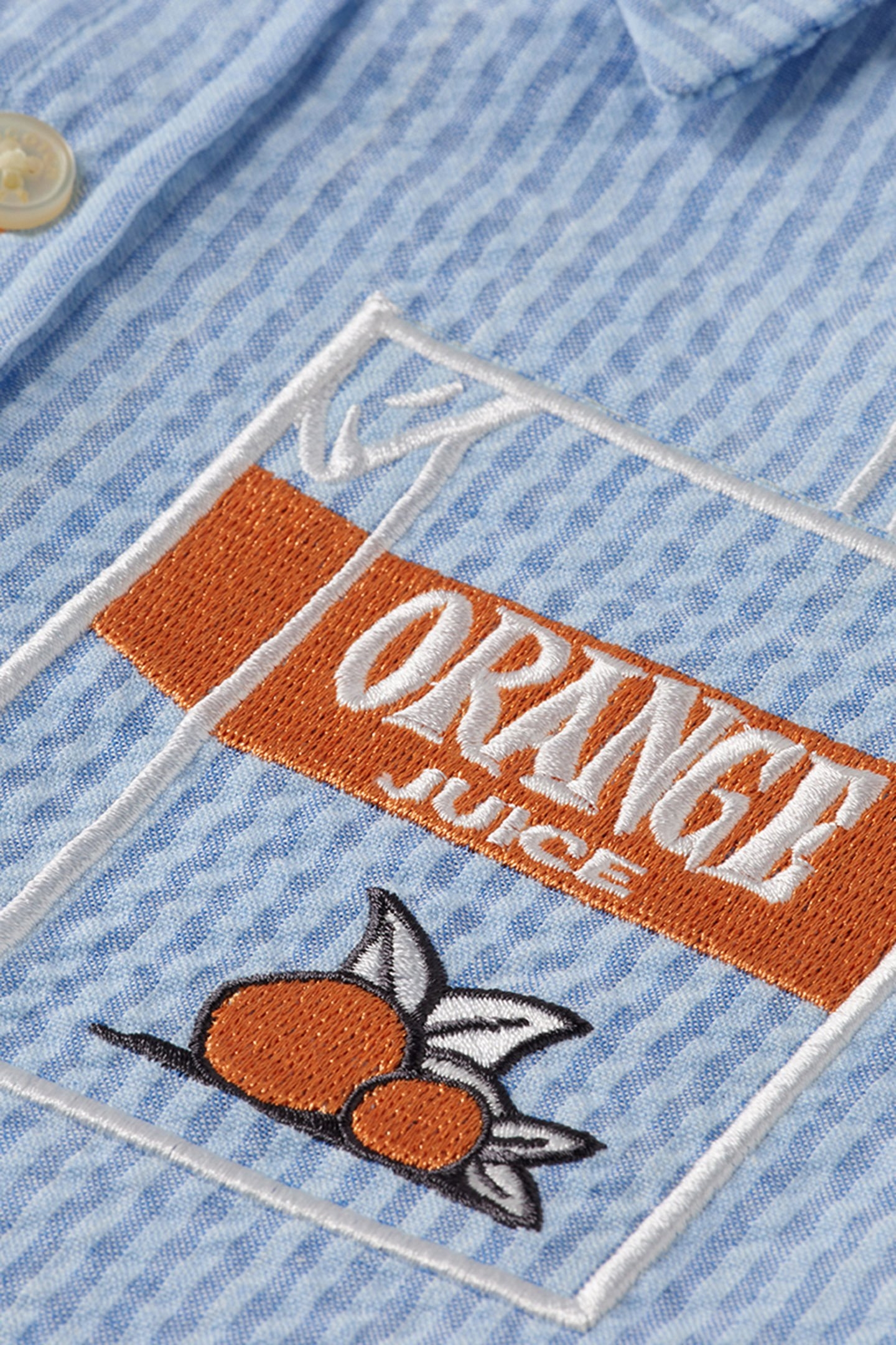 2PC BOYS SS YARN DYE SEERSUCKER SHIRT & SHORT SET BLUE/GREY 5