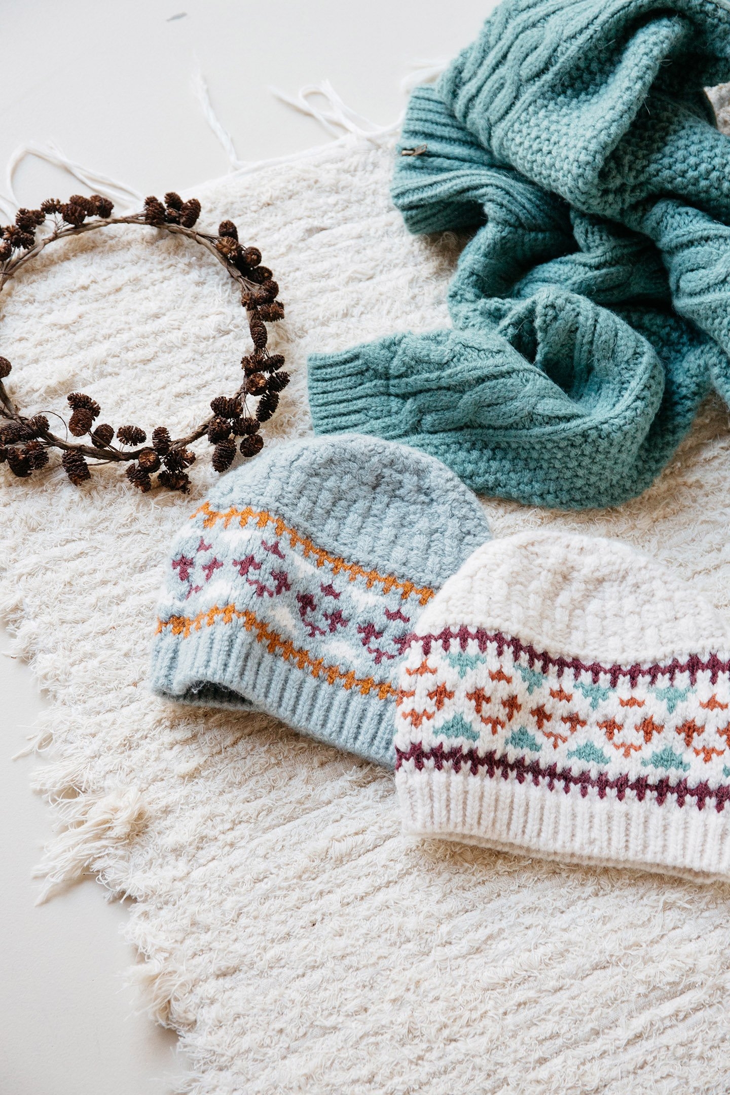 BEANIE MICHEL CREAM 4