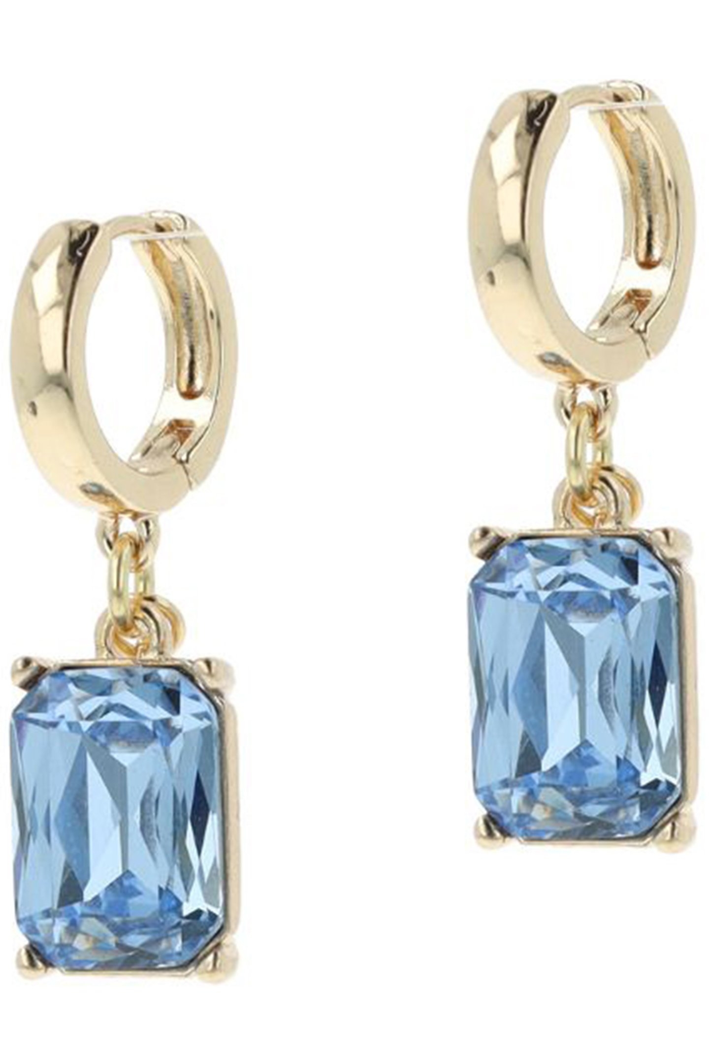 LIGHT SAPPHIRE SQUARE HOOPS 3