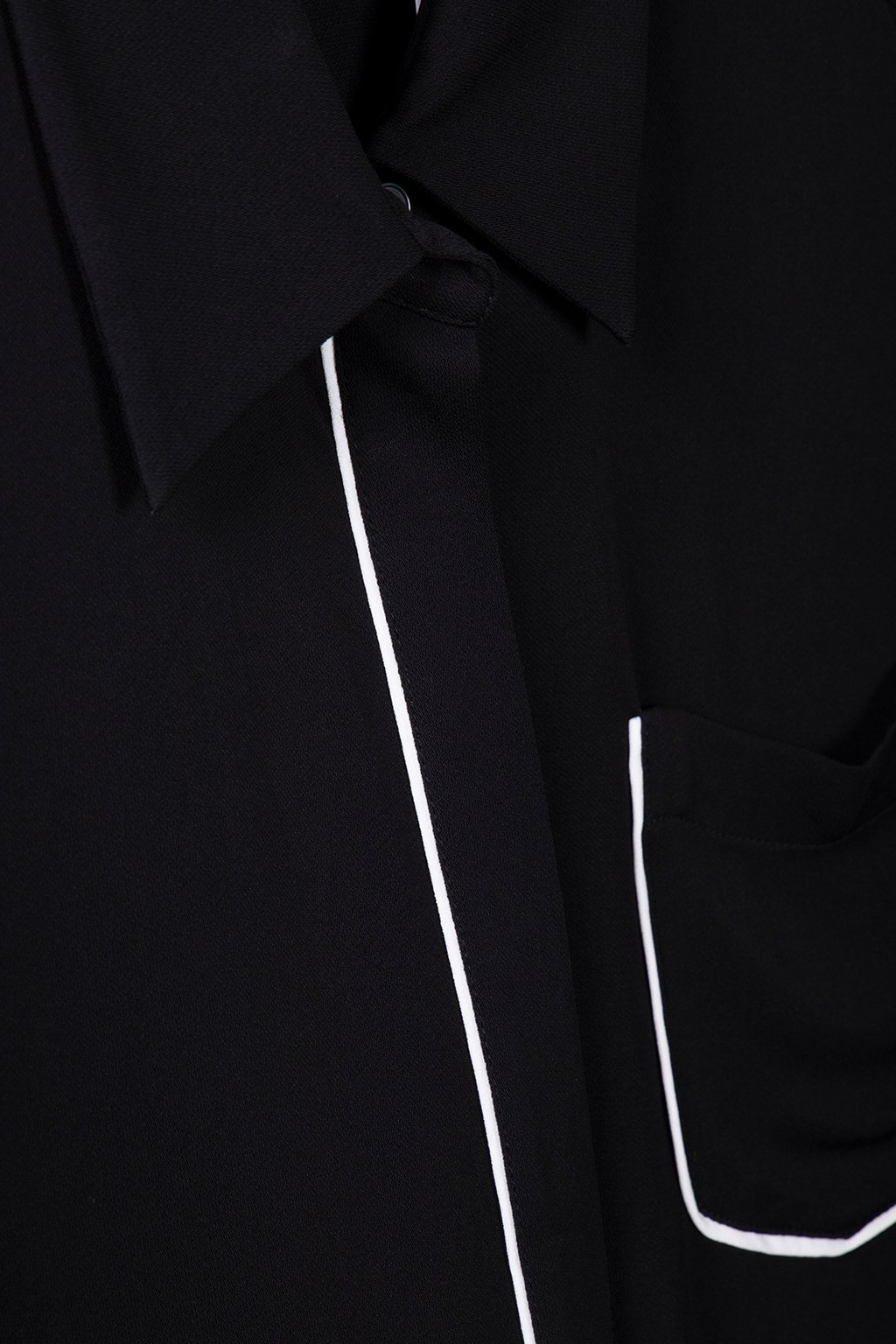 GINA-SIDE STRIPE CO-ORD S BLACK/IVORY 4