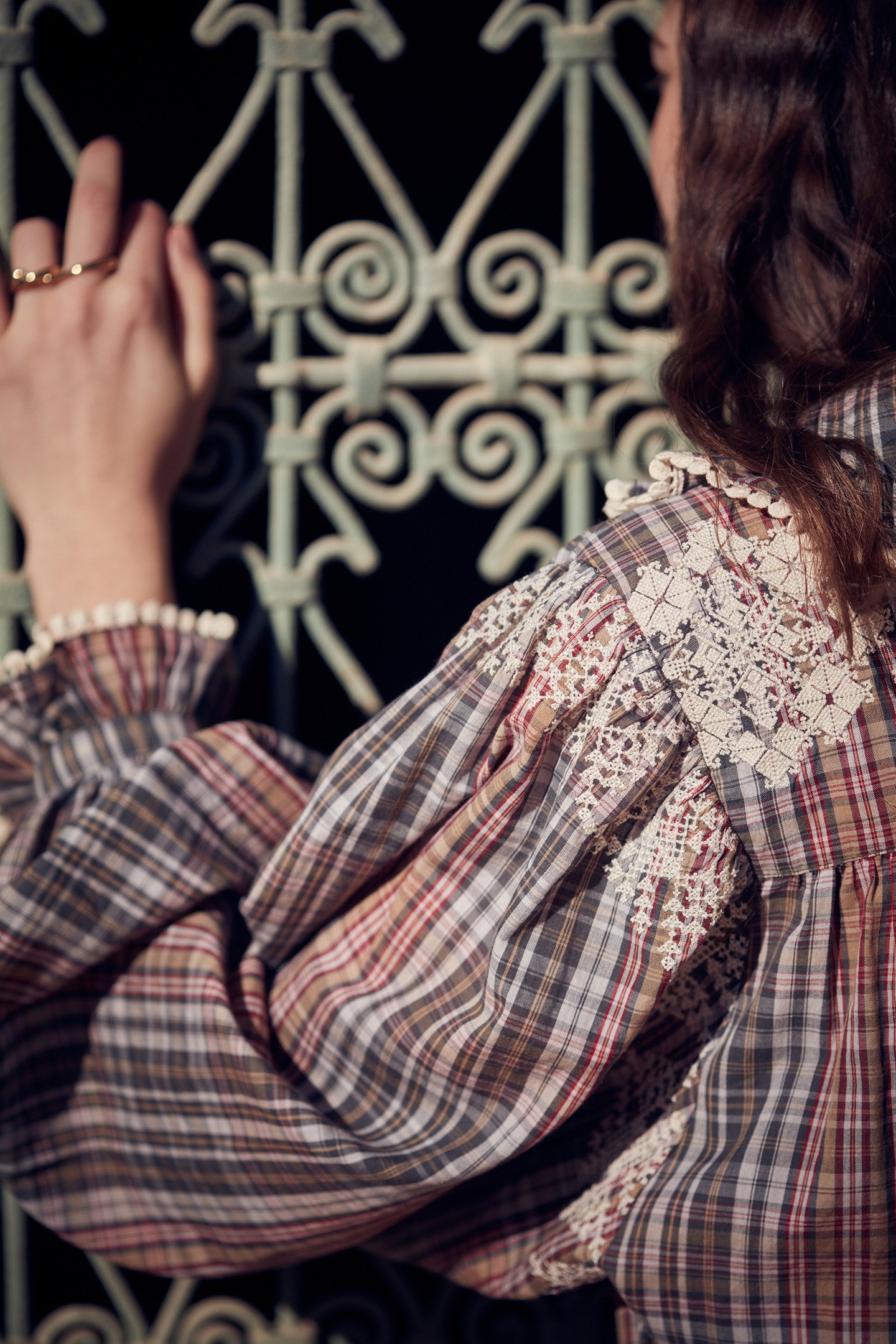 SHIRT JEAN GREEN CHECKS 8