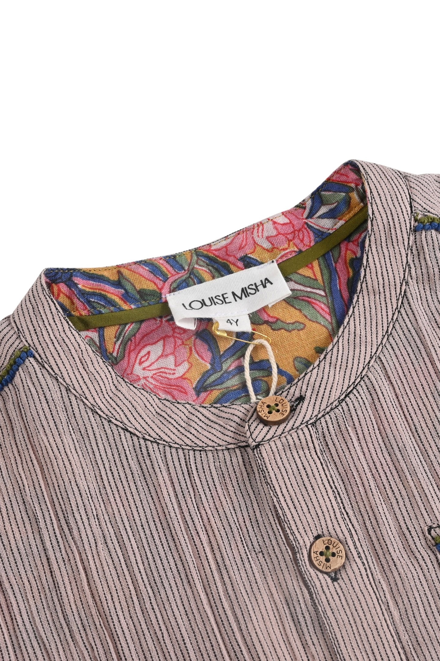 SHIRT AMANO BLUSH STRIPES 5