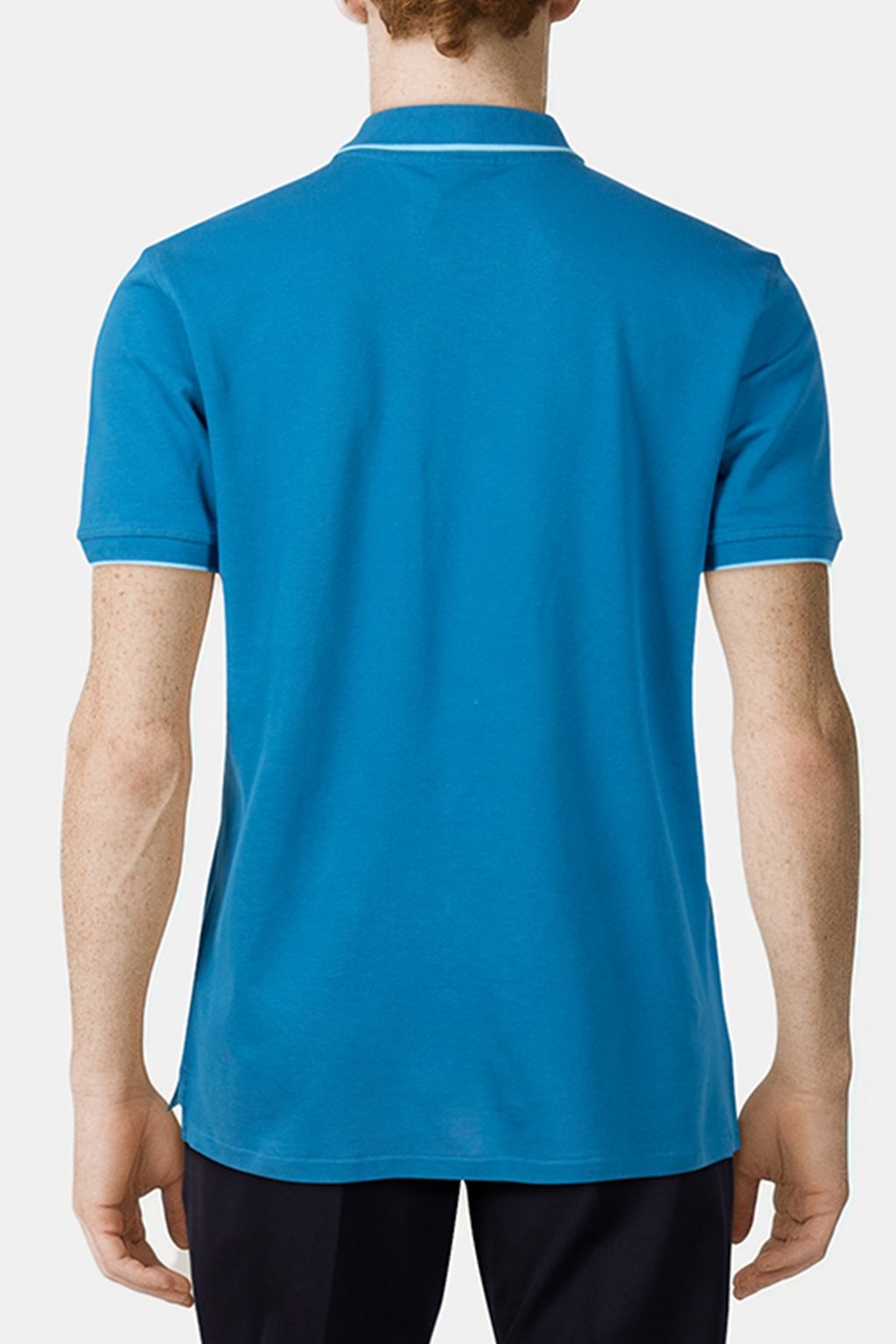 REG POLO SS ZEB BADGE PETROL GREEN 2