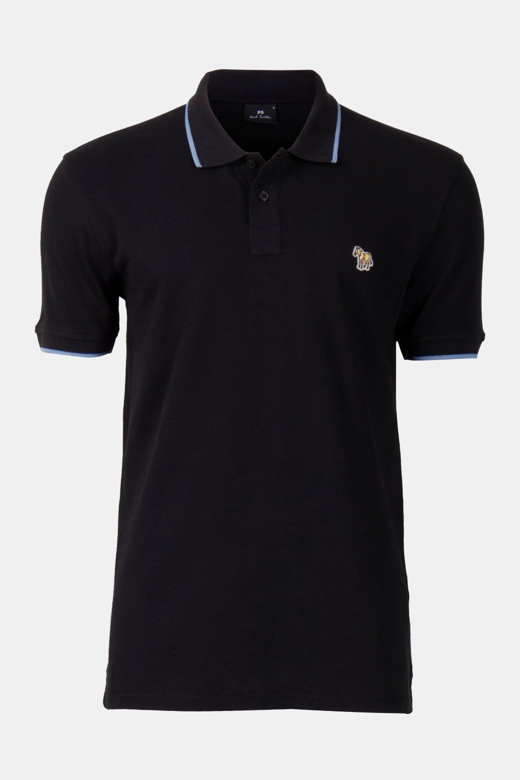 REG POLO SS ZEB BADGE BLACK 3