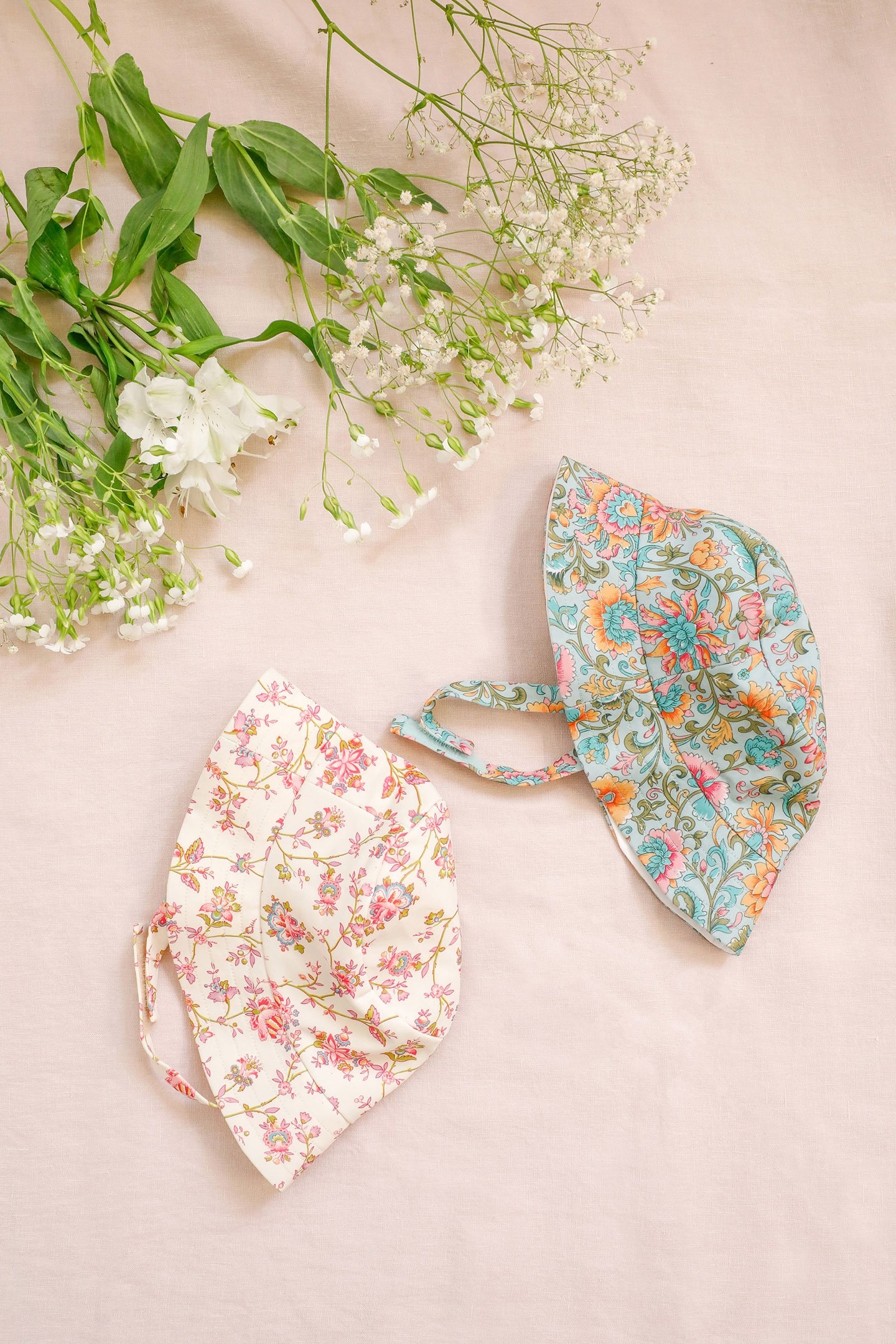 SUN HAT DEVY WATER RIVER FLOWERS 3