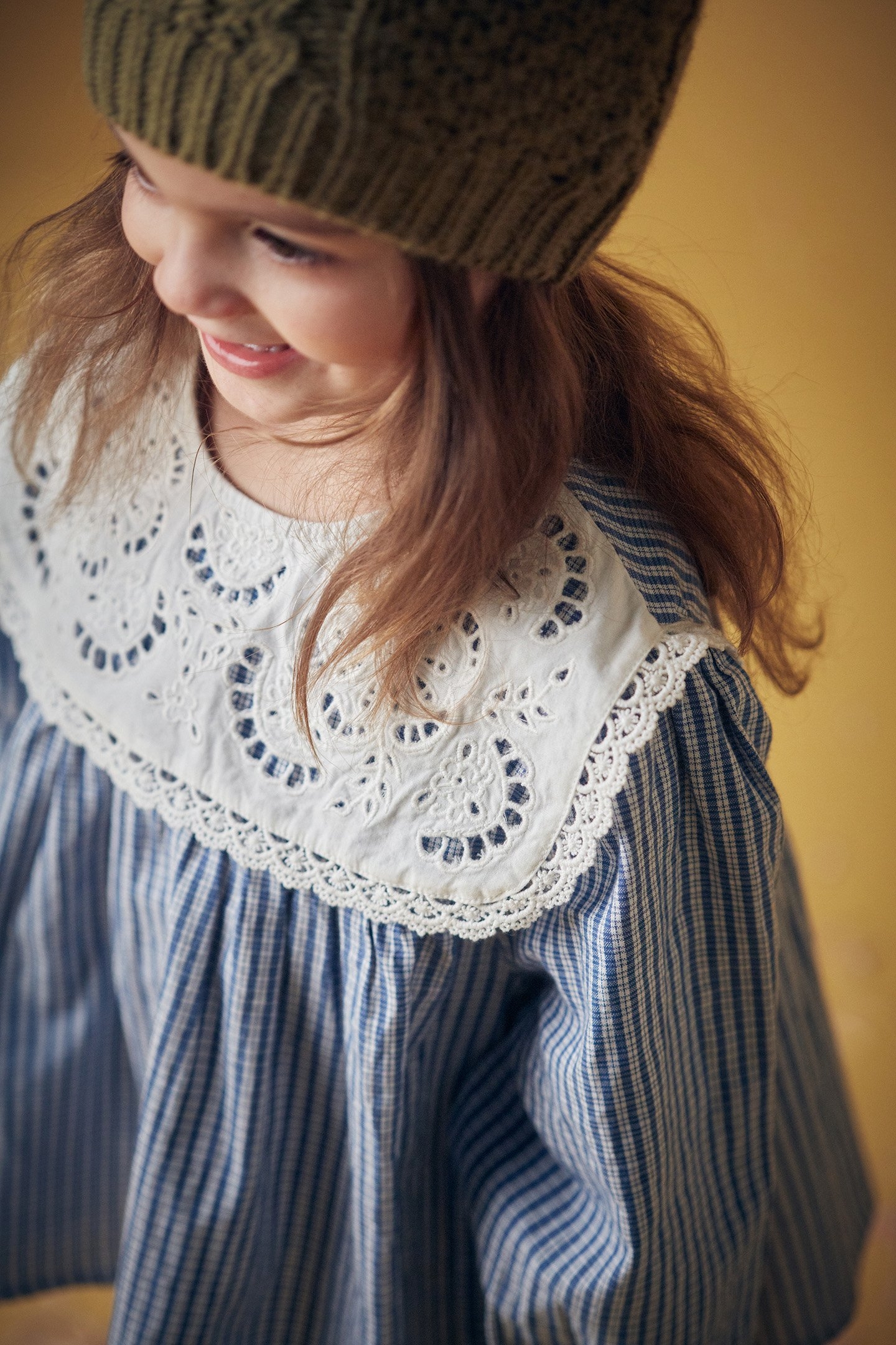 BLOUSE HENRIETTE BLUE SONNET VICHY 6