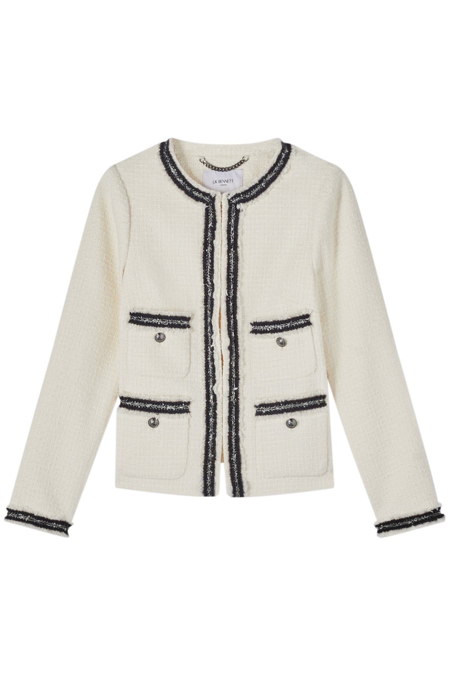 JK CHARLIE TWEED JACKET CREAM 3