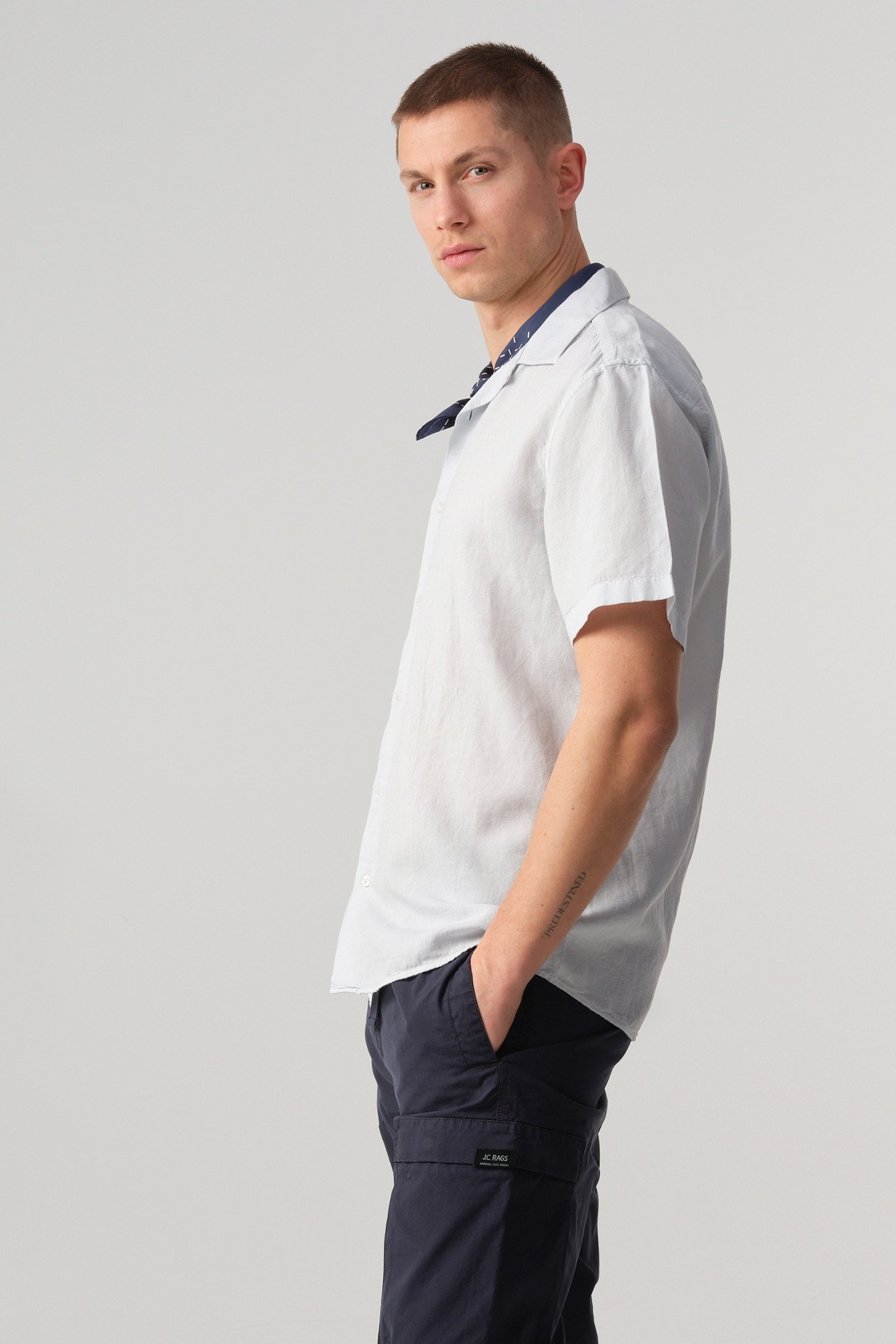 ELVIS CASUAL OVERHEMD KM BABY BLUE 2