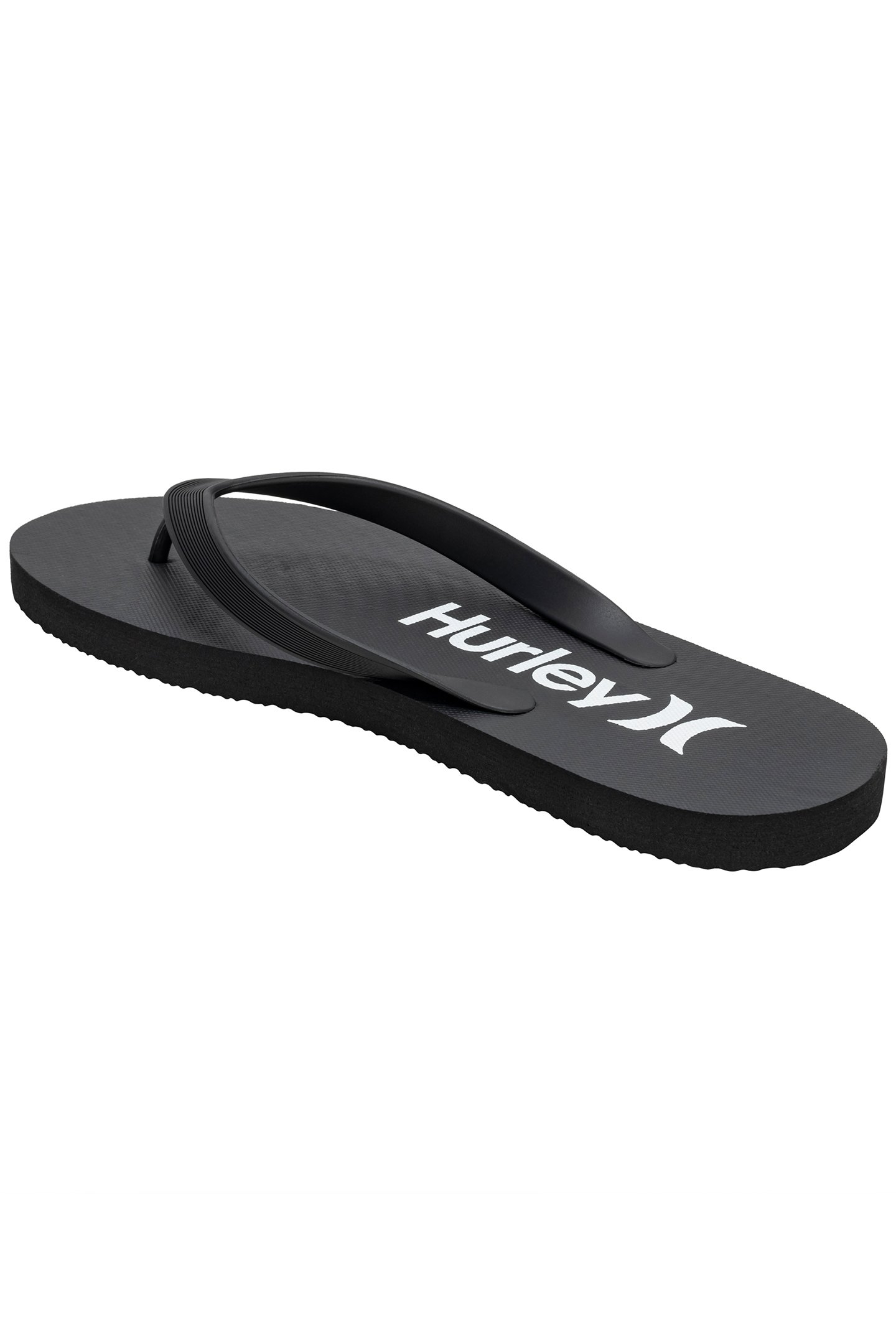 1PK MENS PRINTED FLIP FLOP BLACK / WHITE 5