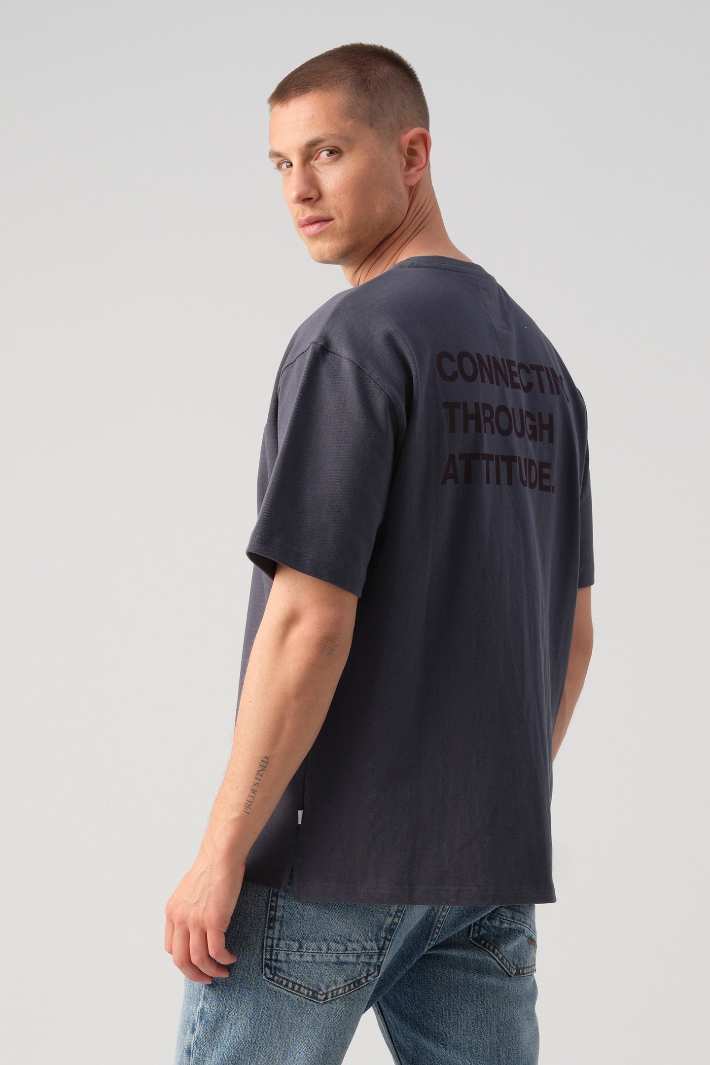 ROOSE T-SHIRT KM OMBRE BLUE 2